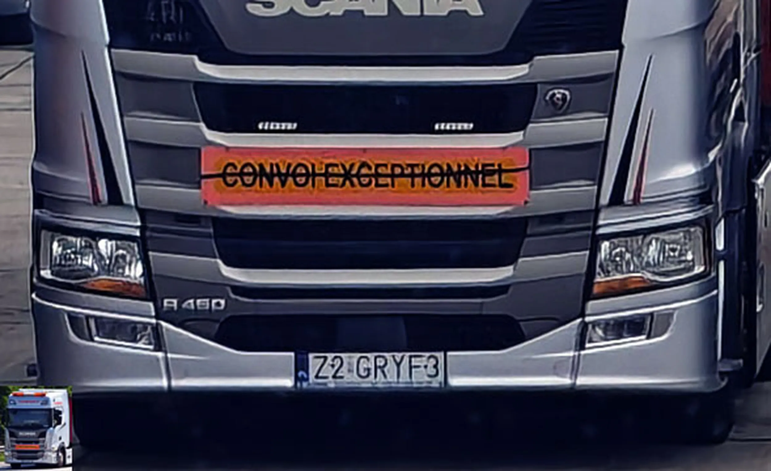 Fajny numer, blacha Z2 GRYF3