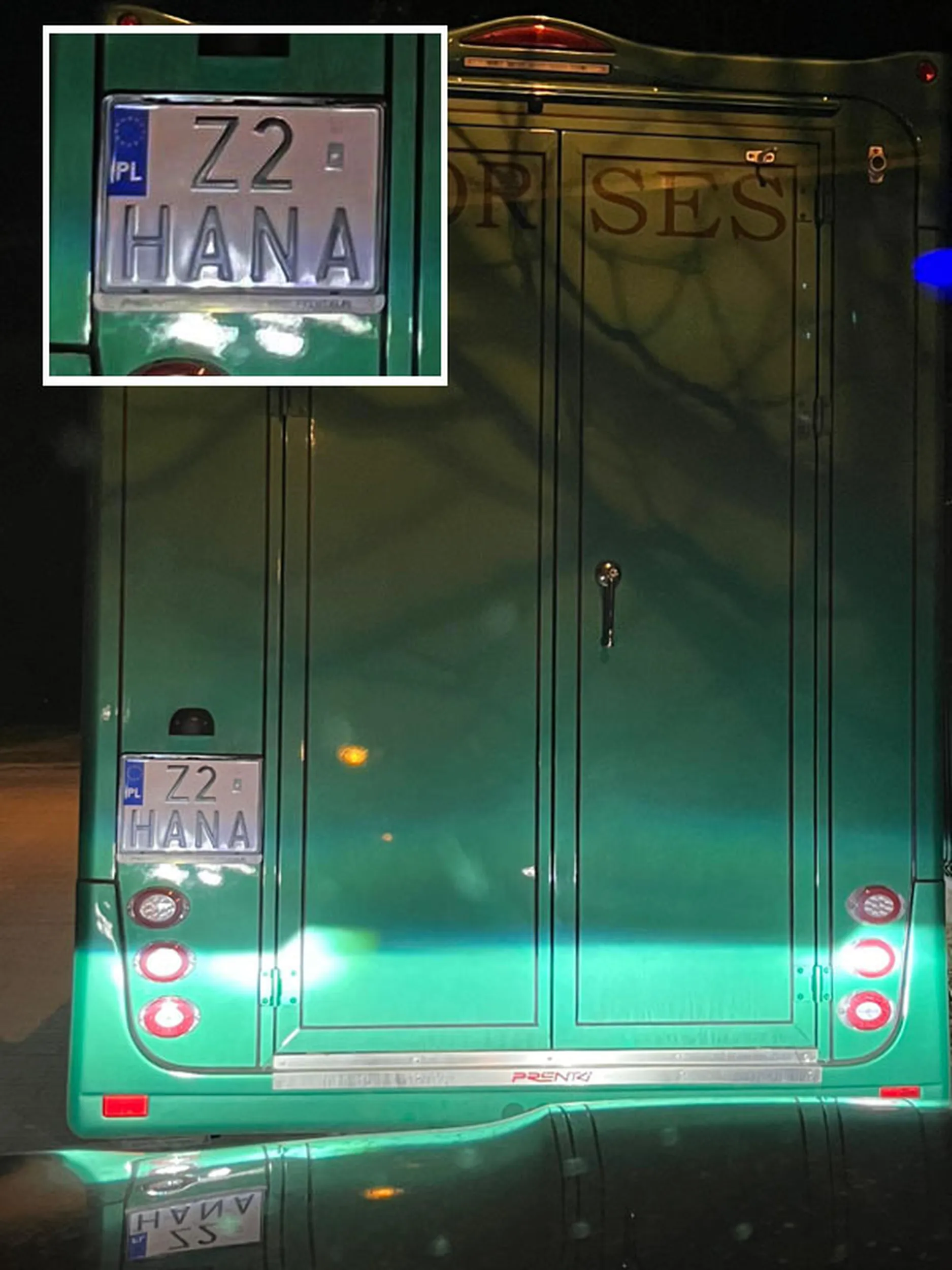 Fajny numer, blacha Z2 HANA