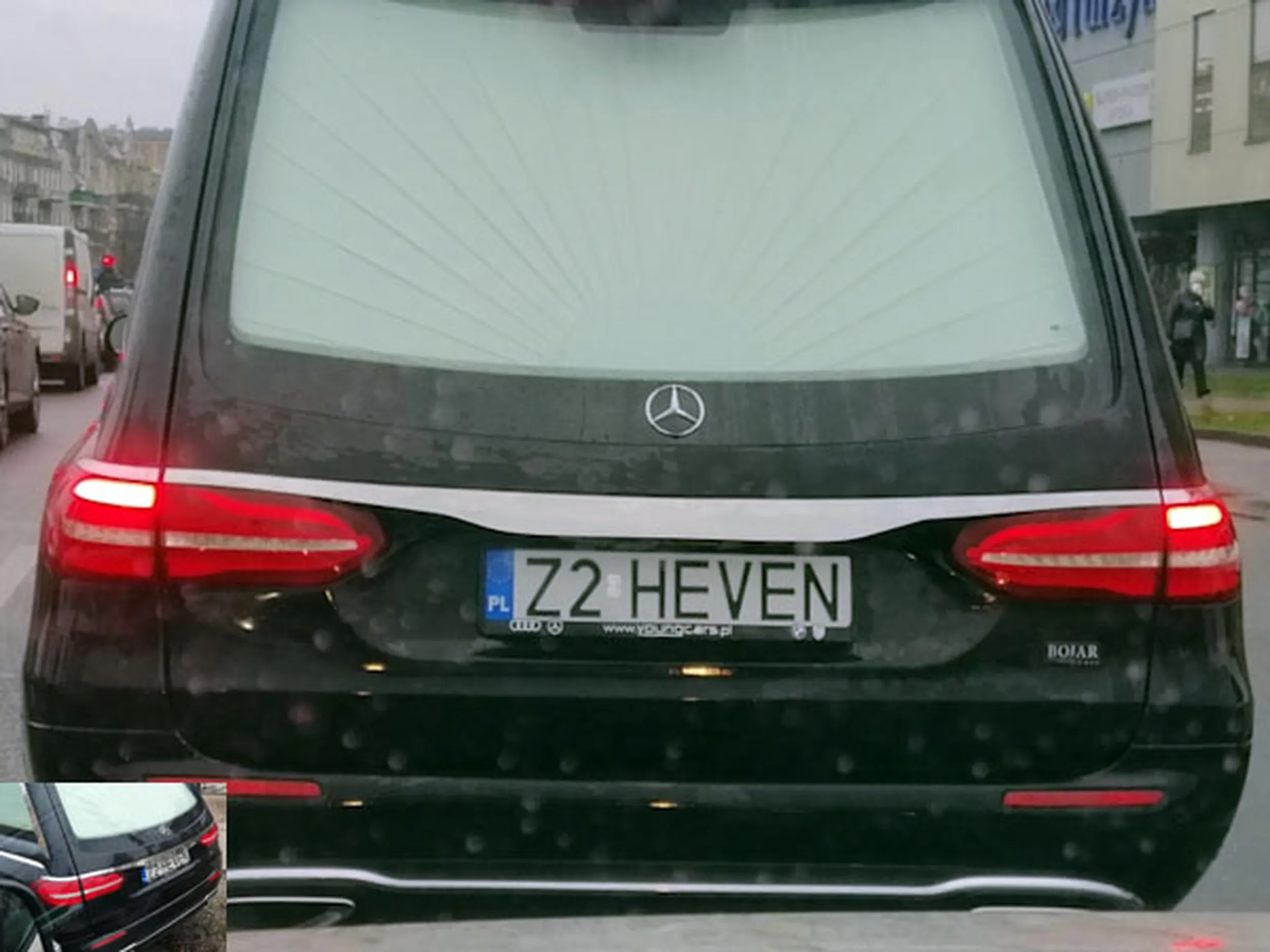 Fajny numer, blacha Z2 HEVEN