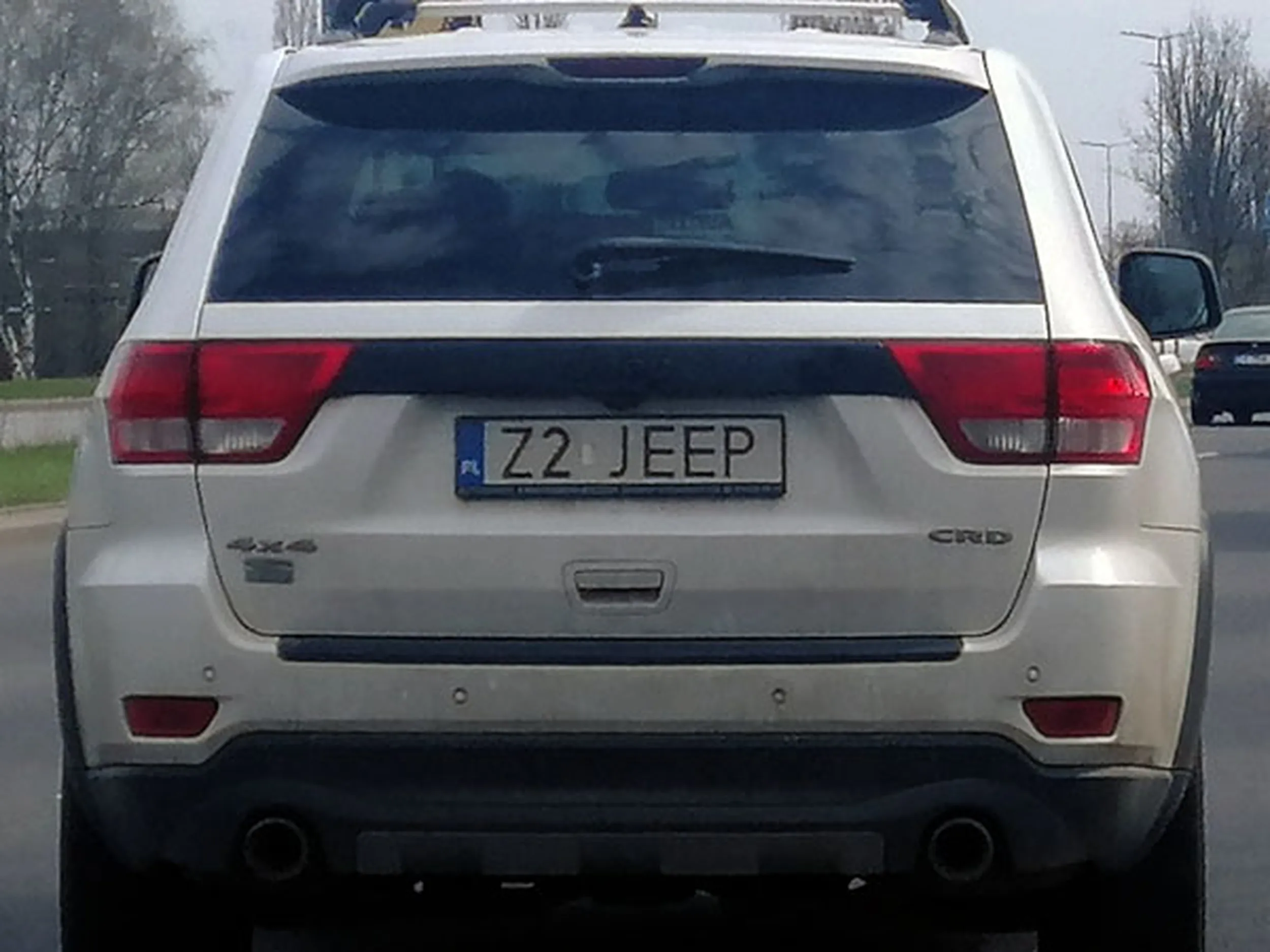 Fajny numer, blacha Z2 JEEP