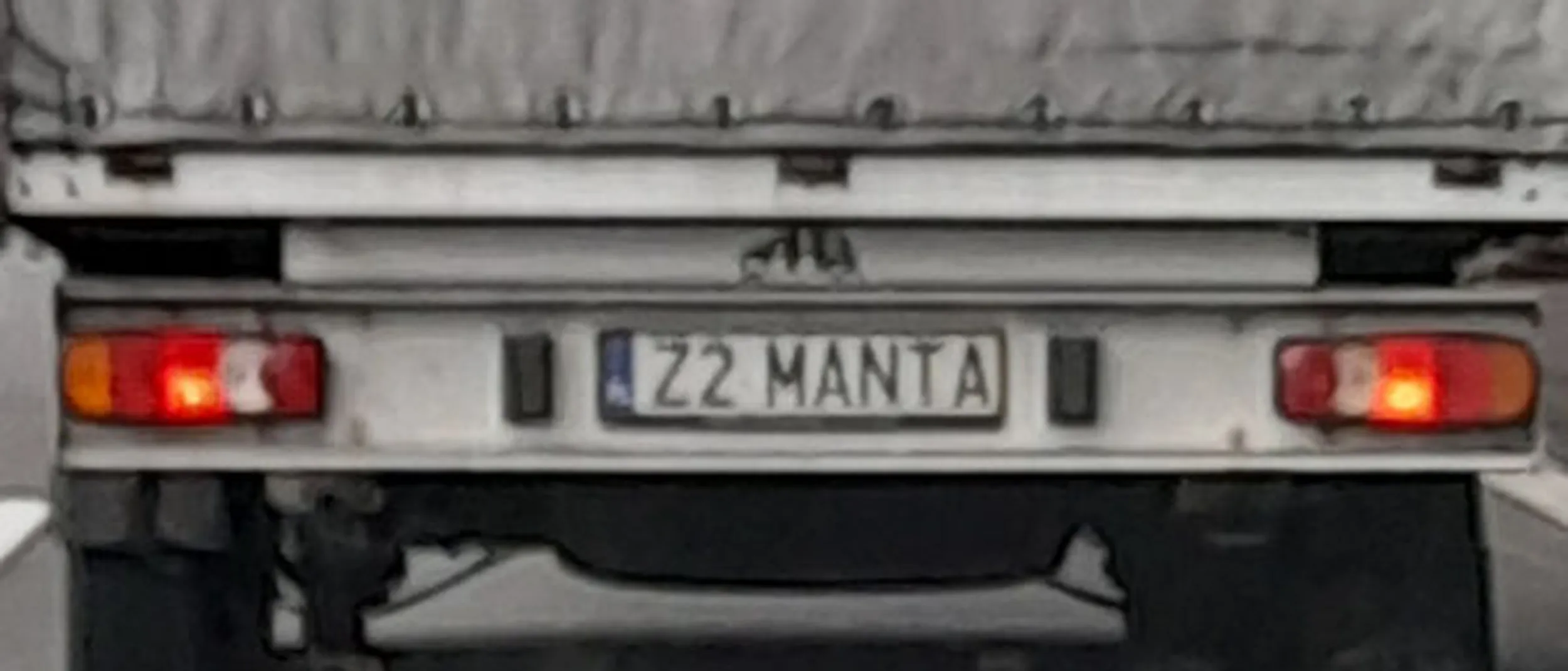 Fajny numer, blacha Z2 MANTA