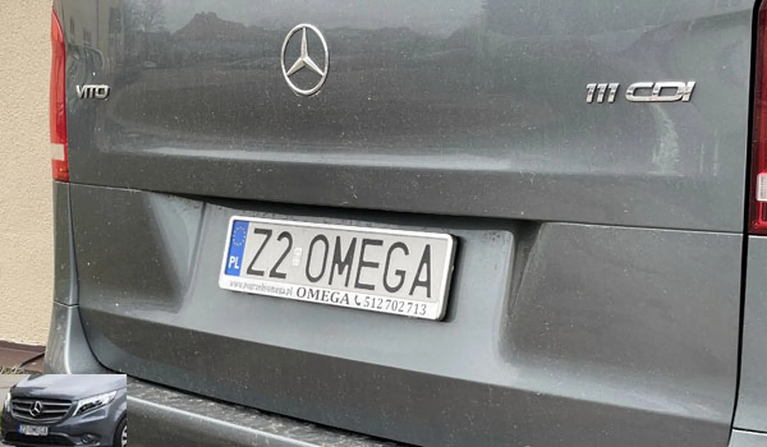 Fajny numer, blacha Z2 OMEGA
