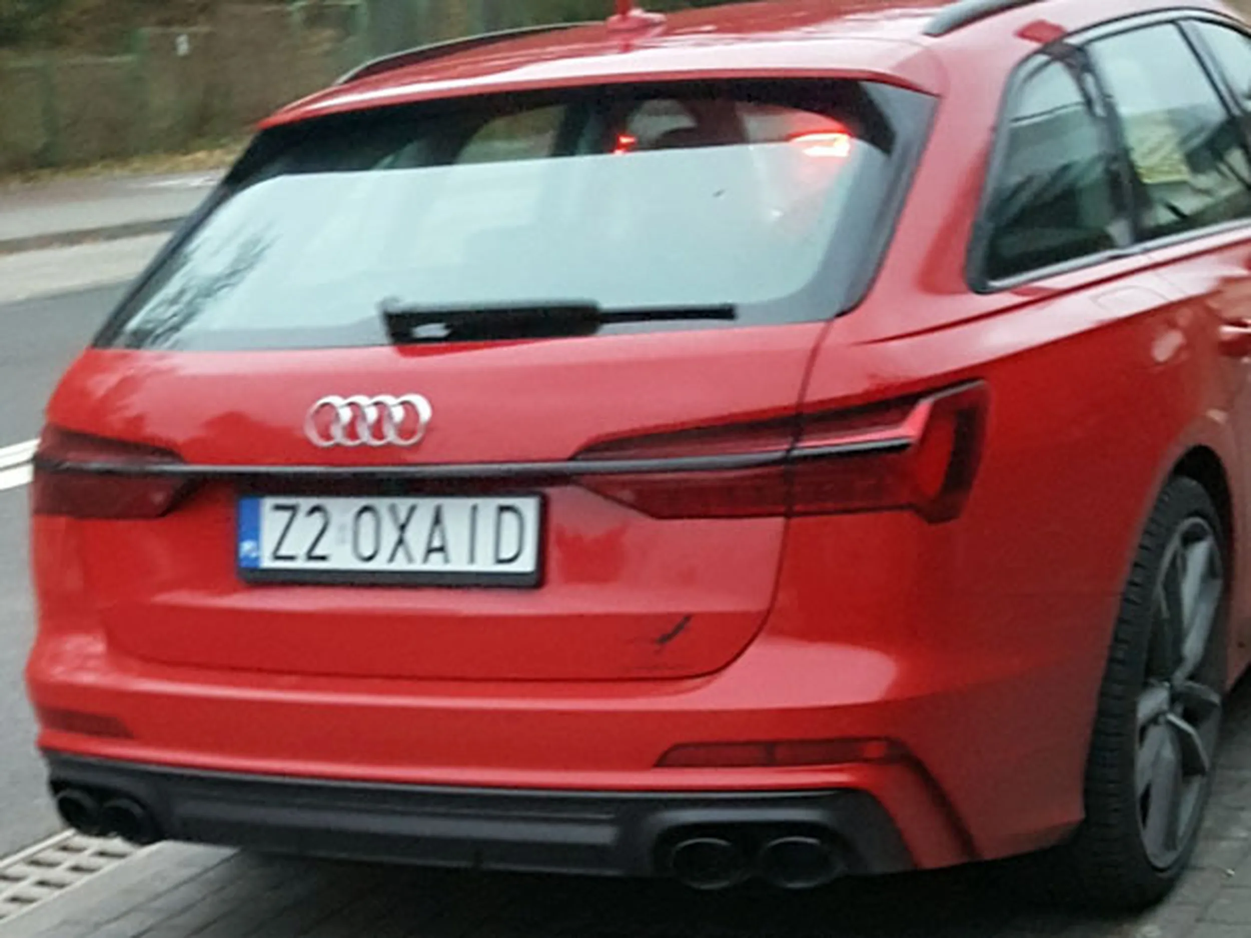 Fajny numer, blacha Z2 OXAID