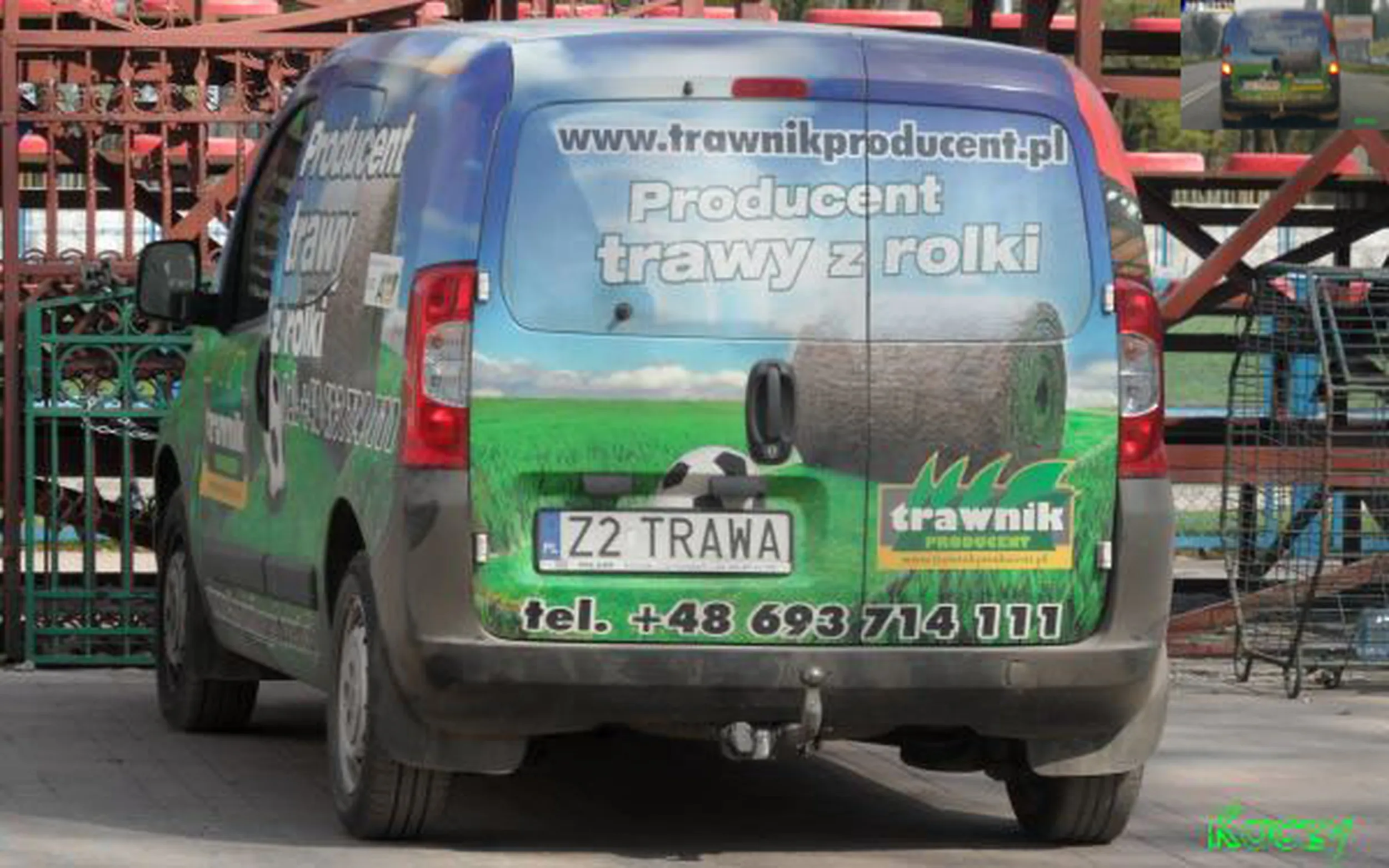 Fajny numer, blacha Z2 TRAWA