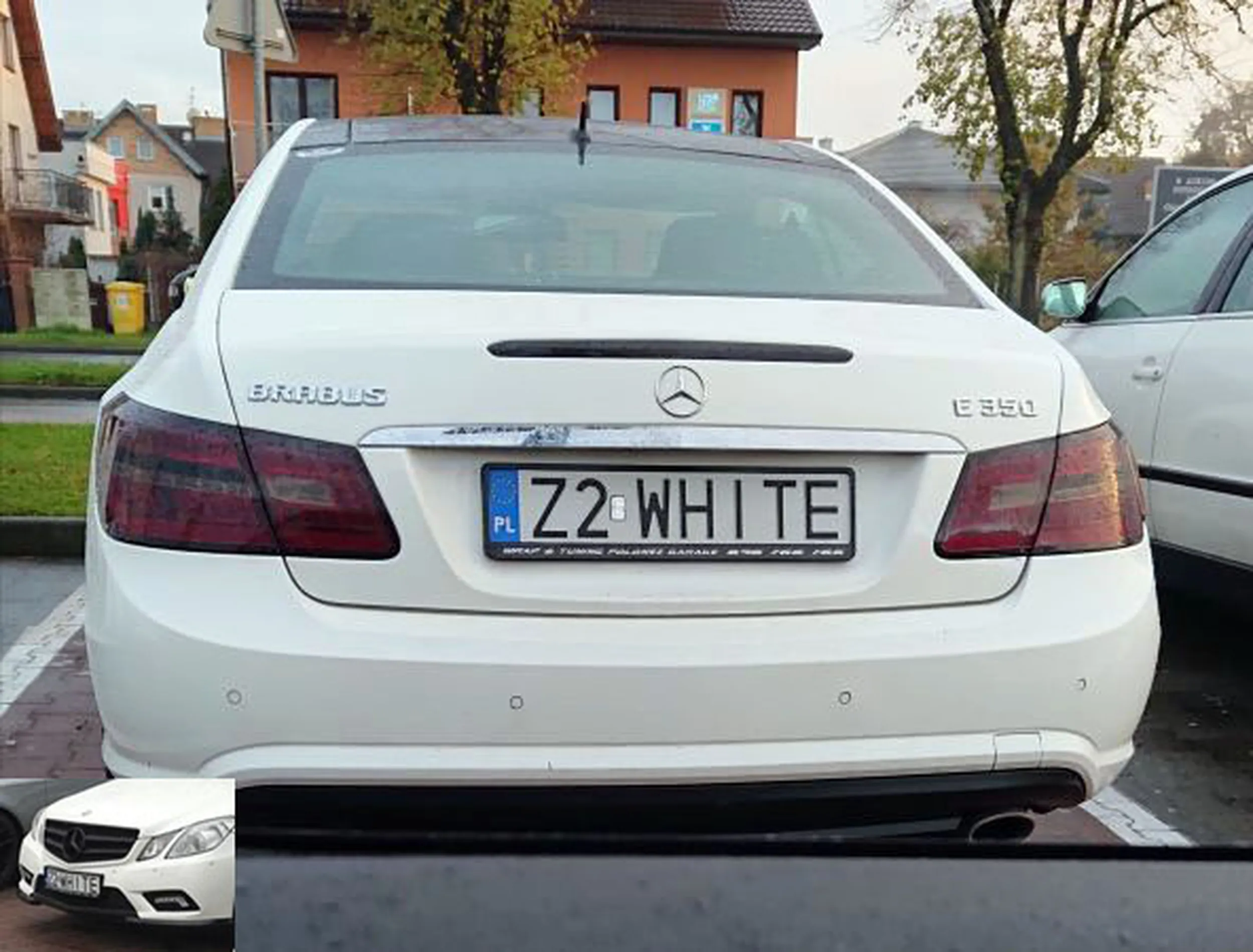 Fajny numer, blacha Z2 WHITE