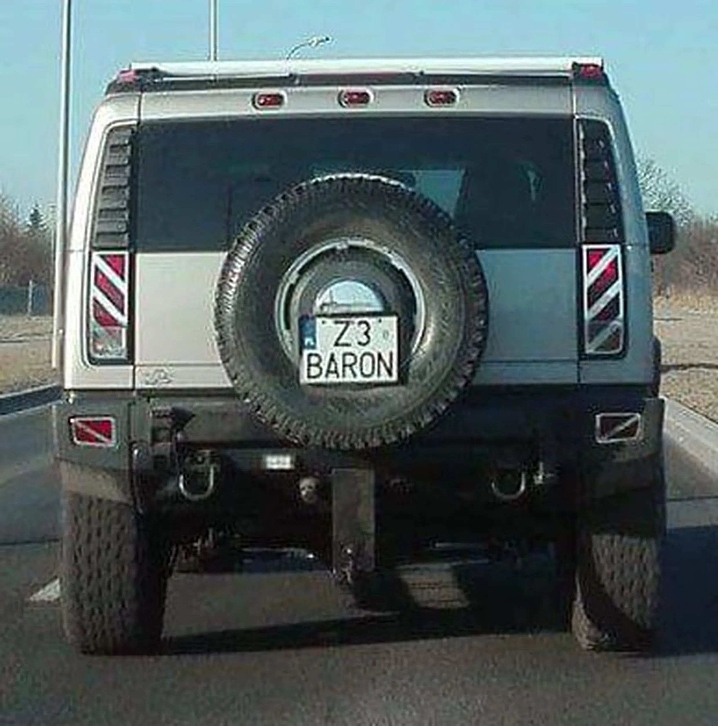 Fajny numer, blacha Z3 BARON