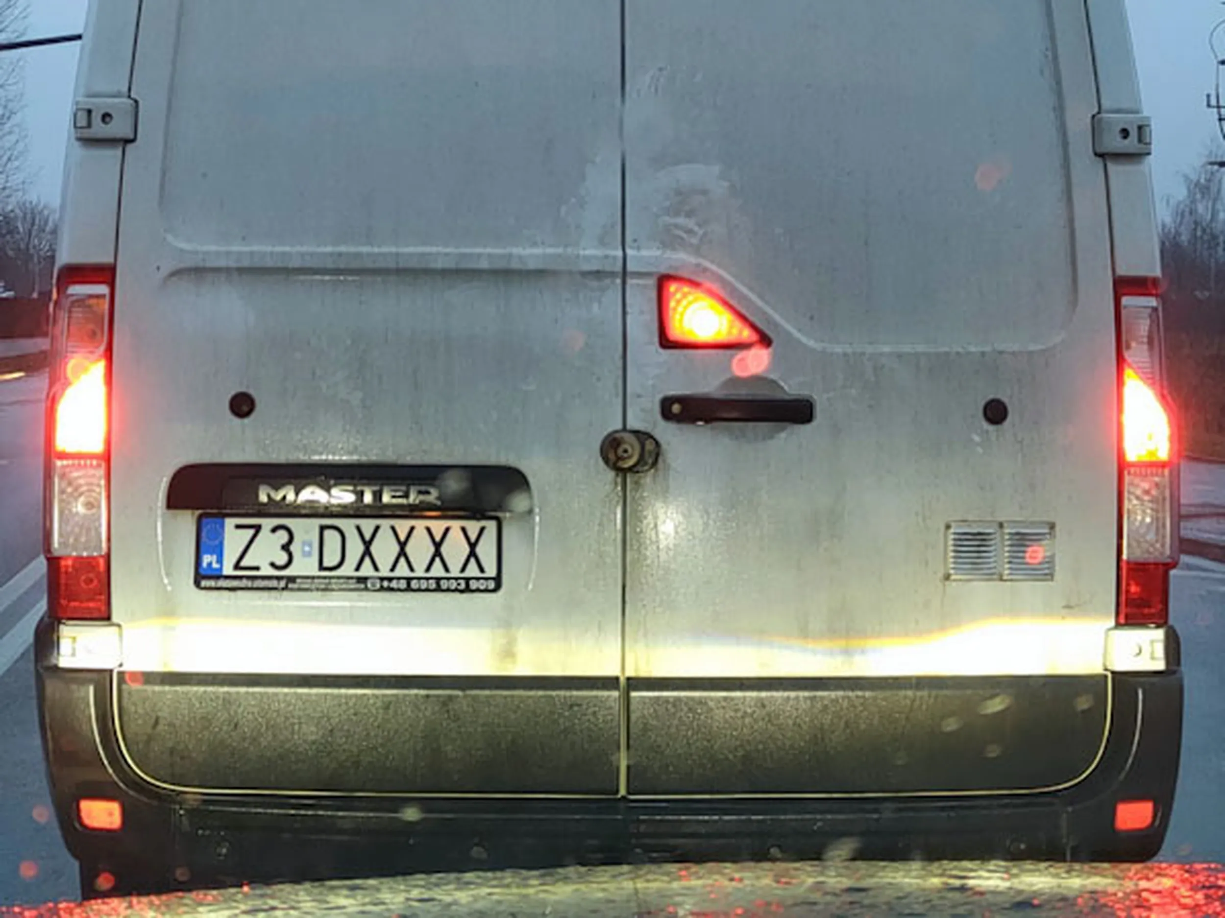 Fajny numer, blacha Z3 DXXXX