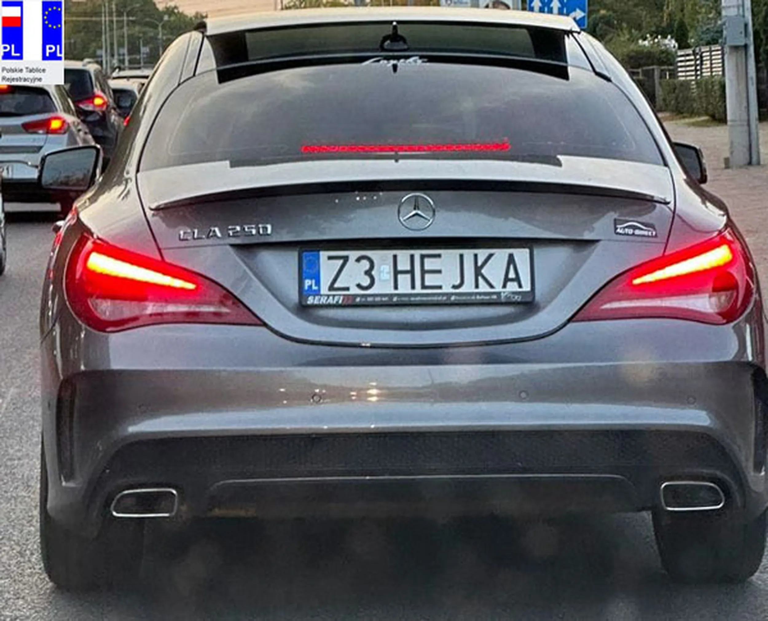 Fajny numer, blacha Z3 HEJKA