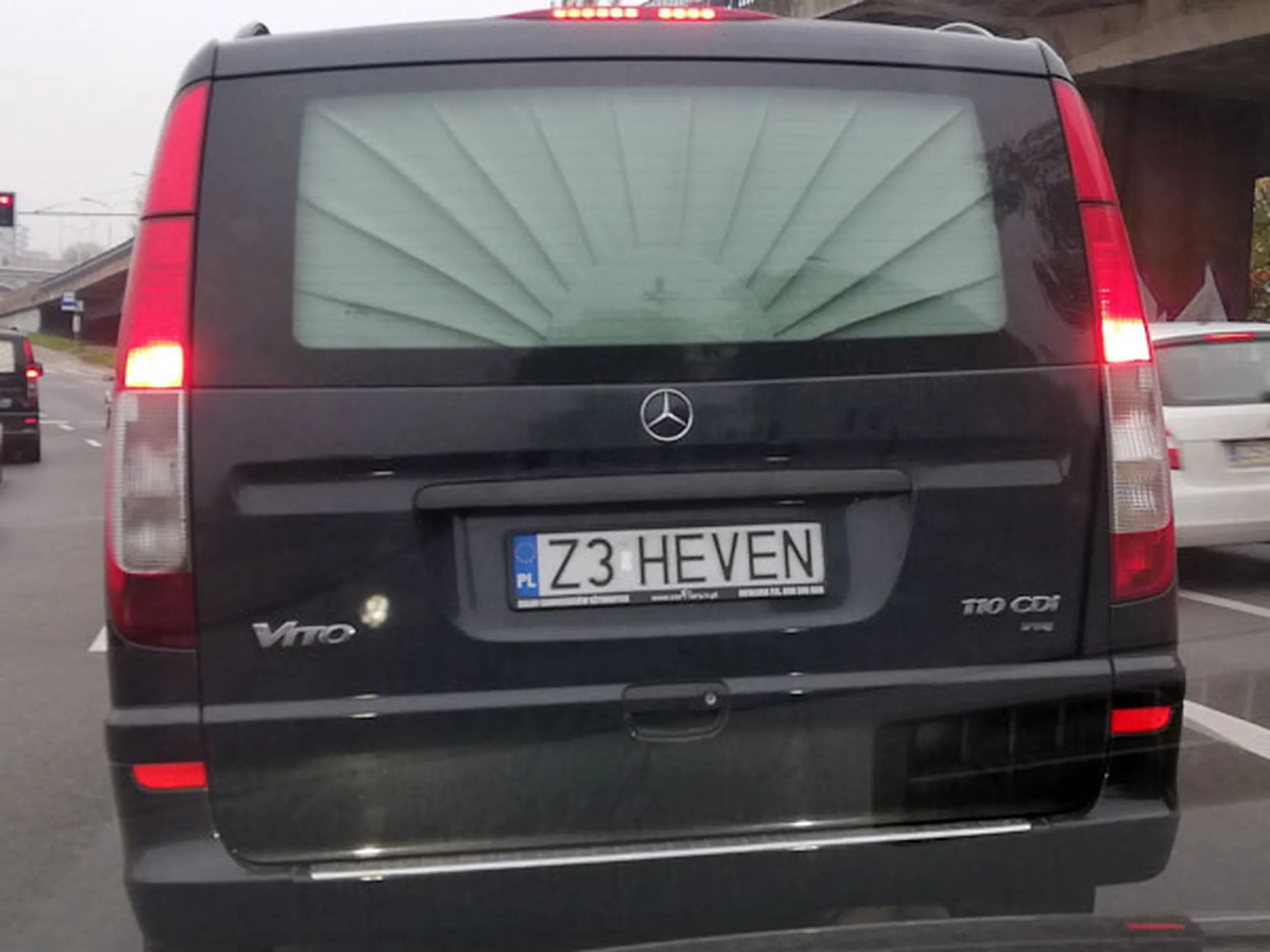 Fajny numer, blacha Z3 HEVEN