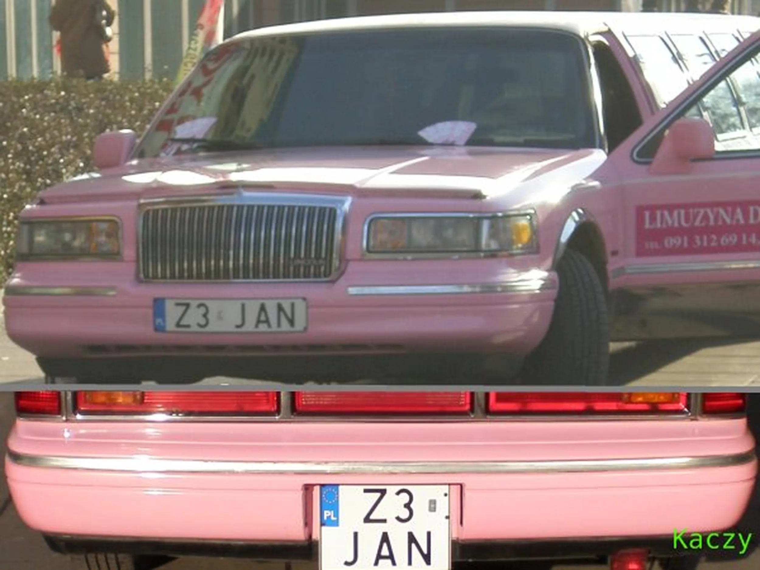 Fajny numer, blacha Z3 JAN