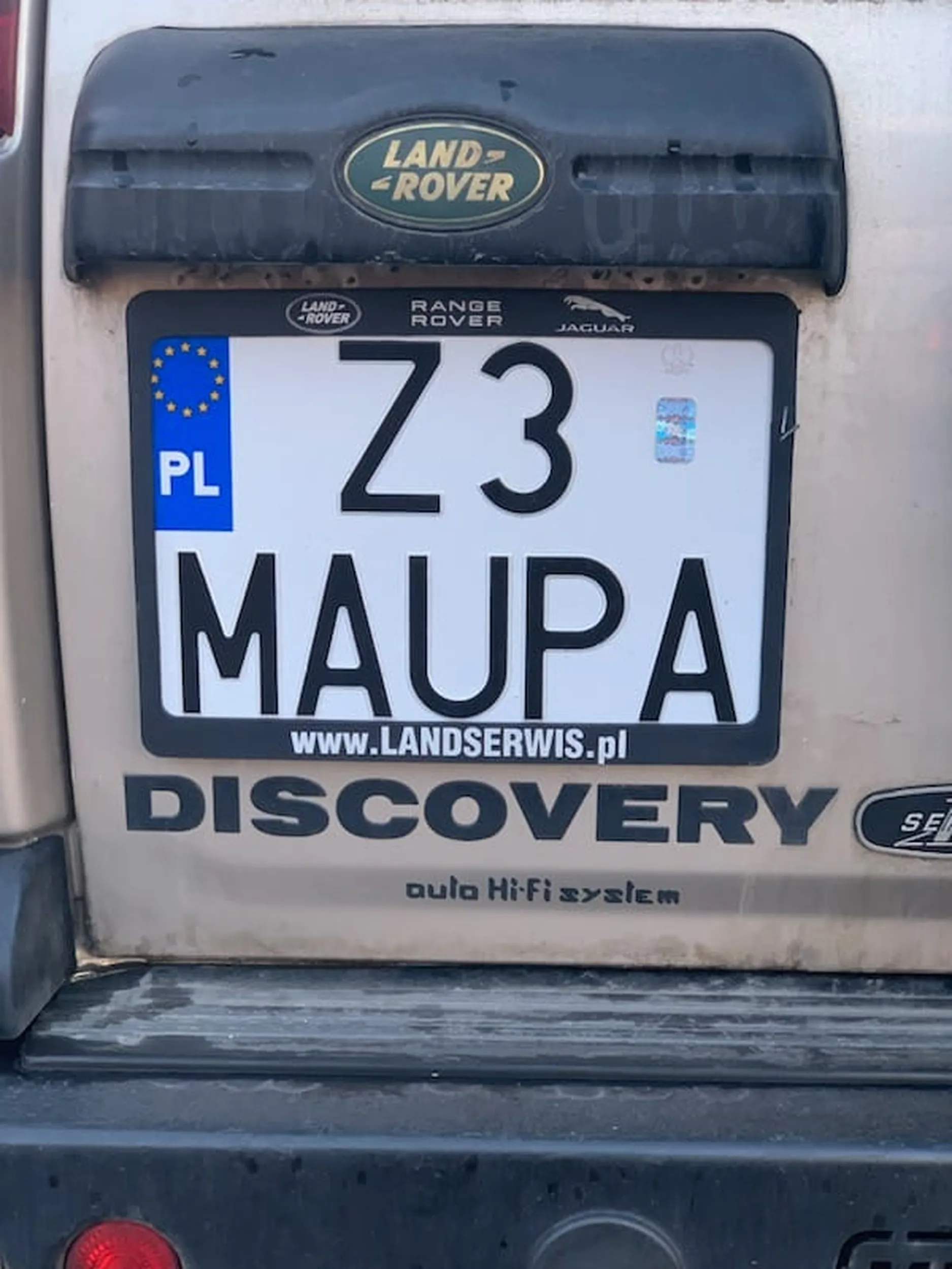 Fajny numer, blacha Z3 MAUPA