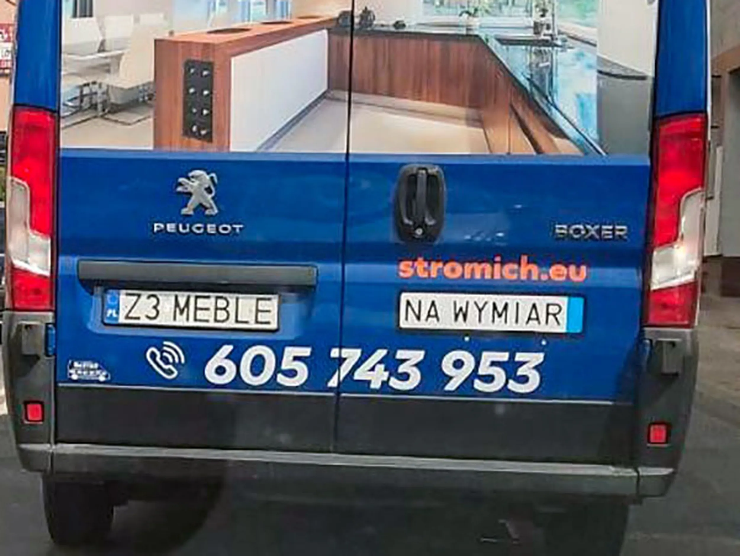 Fajny numer, blacha Z3 MEBLE