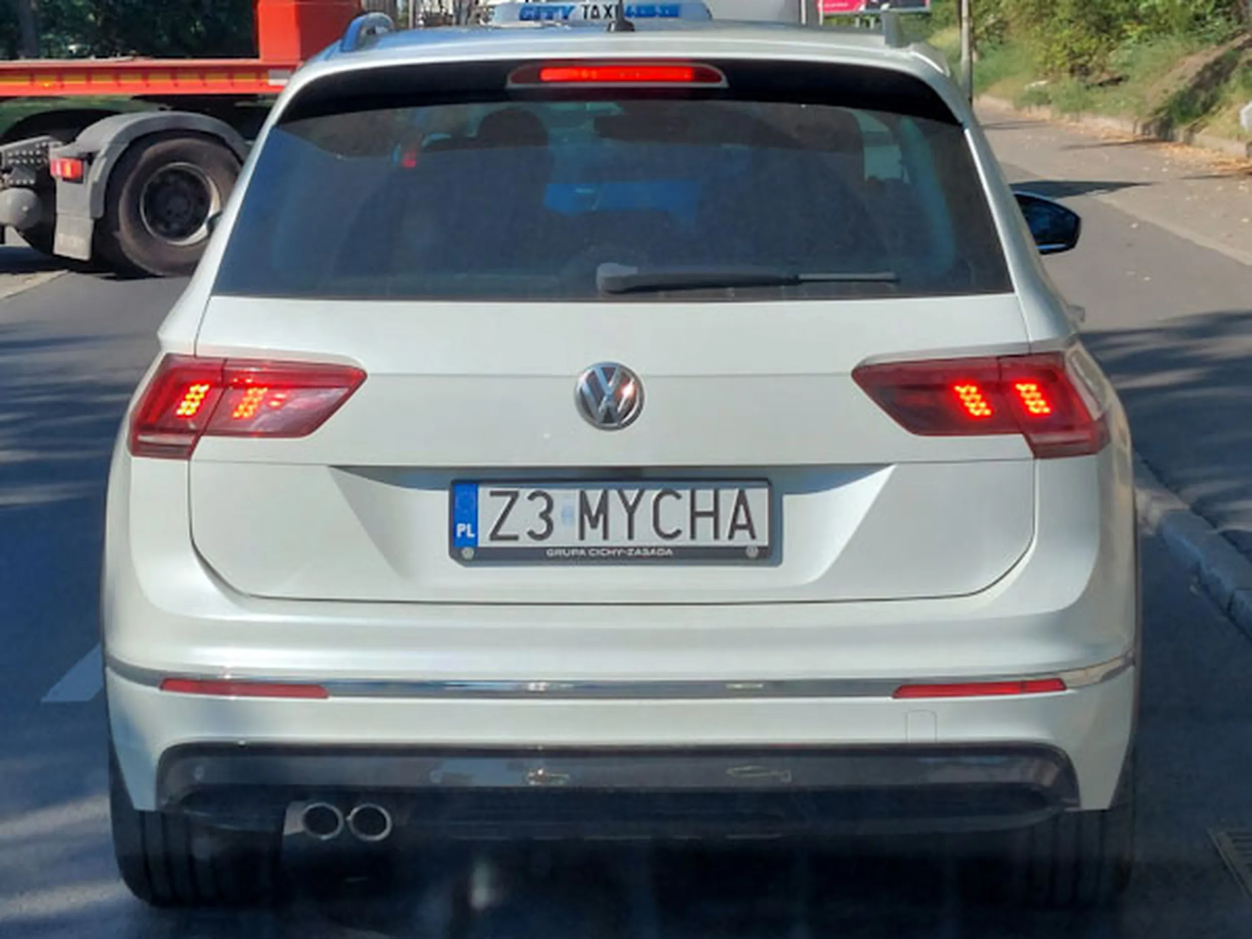 Fajny numer, blacha Z3 MYCHA