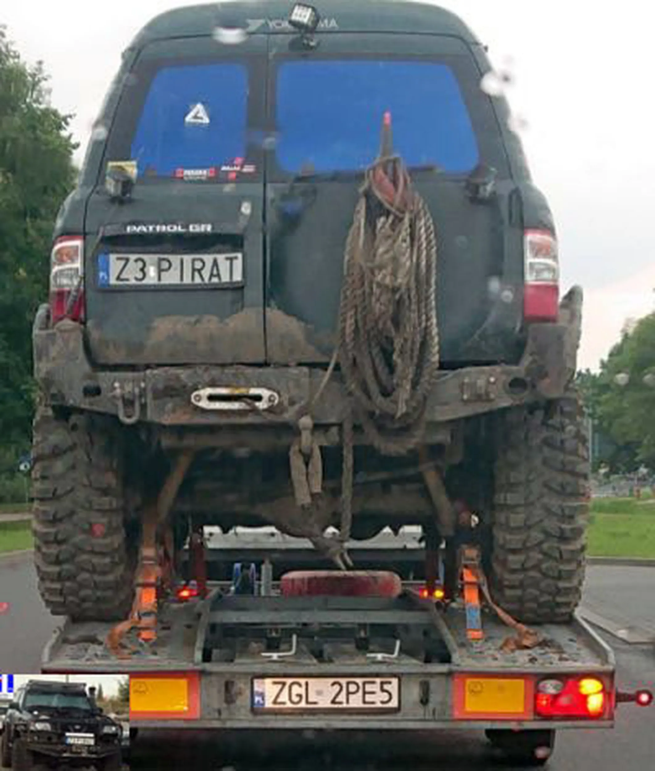 Fajny numer, blacha Z3 PIRAT