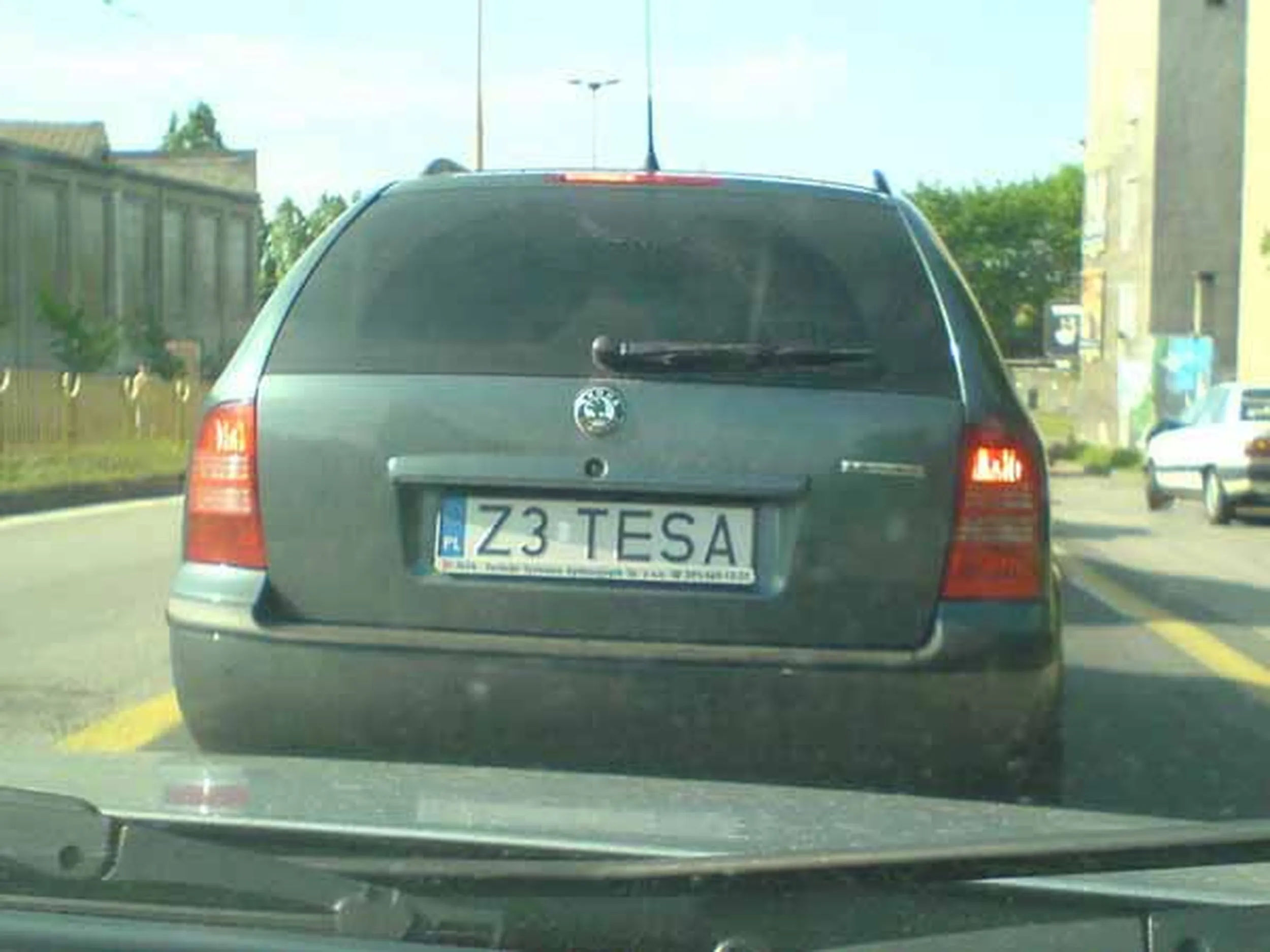 Fajny numer, blacha Z3 TESA