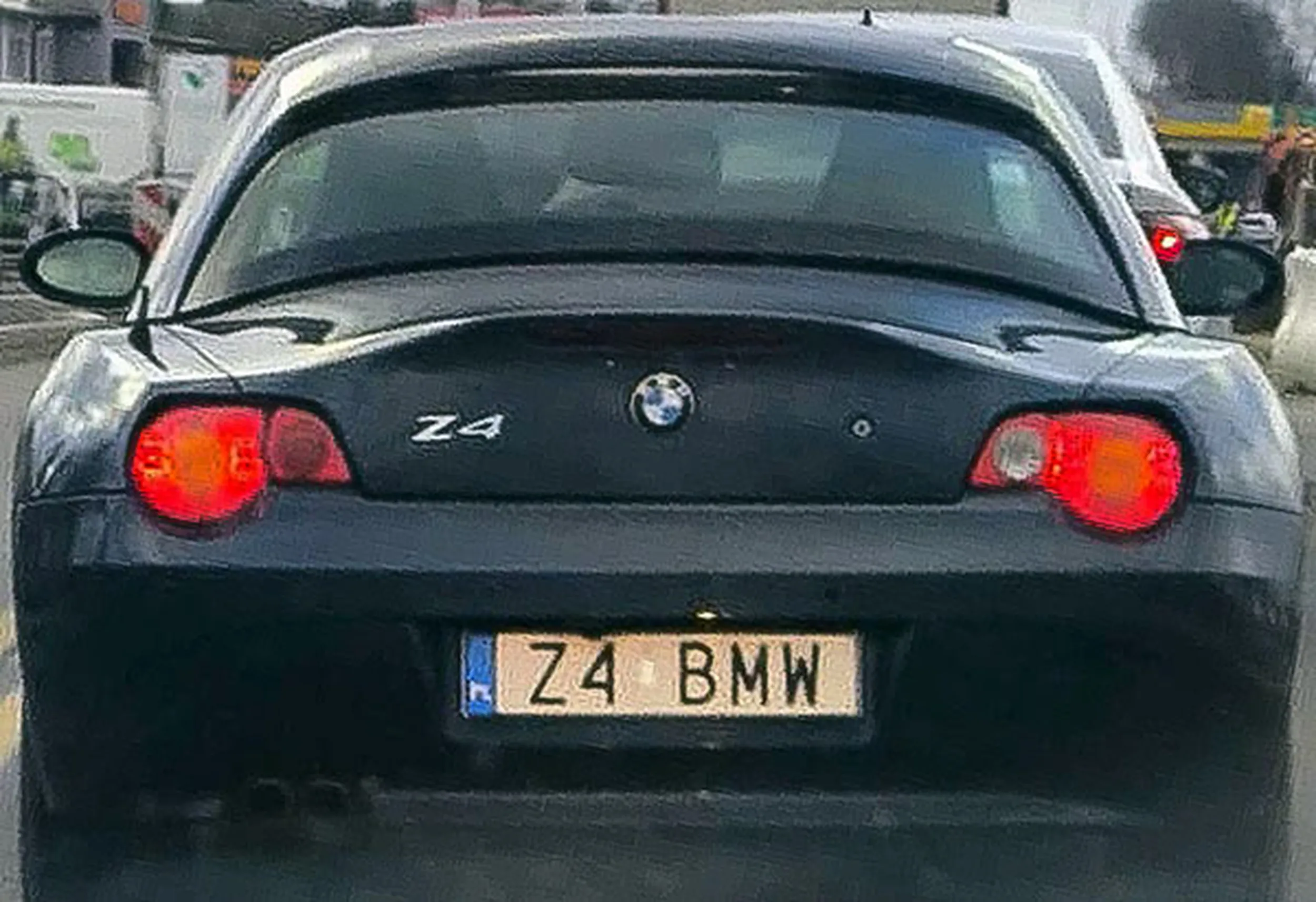 Fajny numer, blacha Z4 BMW