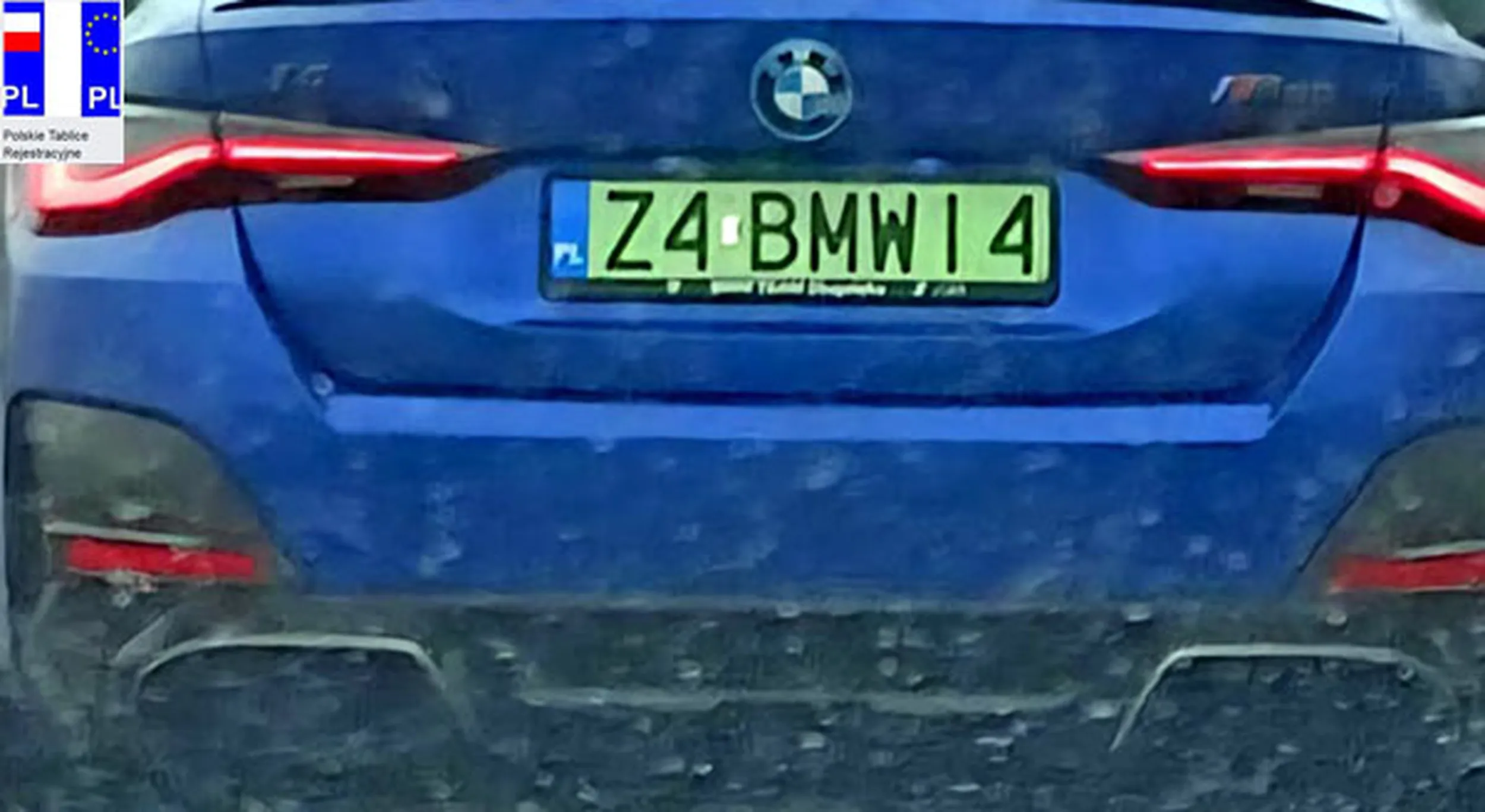 Fajny numer, blacha Z4 BMWI4