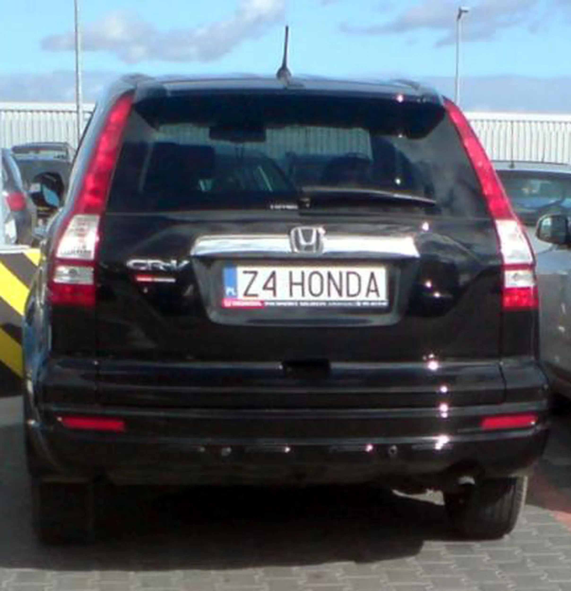 Fajny numer, blacha Z4 HONDA