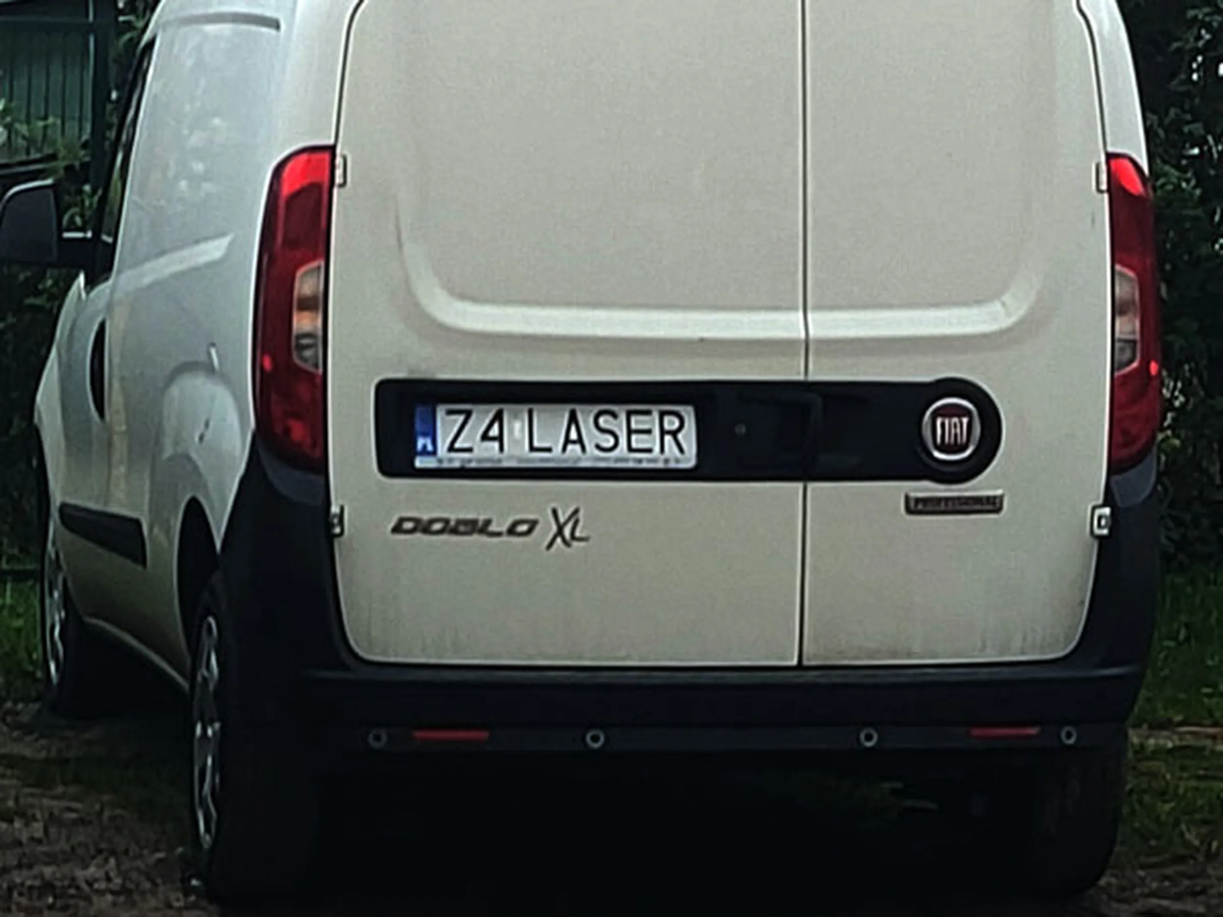 Fajny numer, blacha Z4 LASER