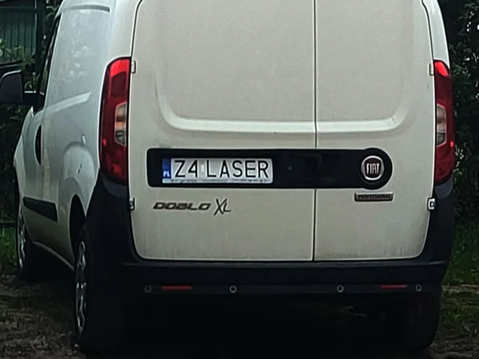 Fajny numer, blacha Z4 LASER