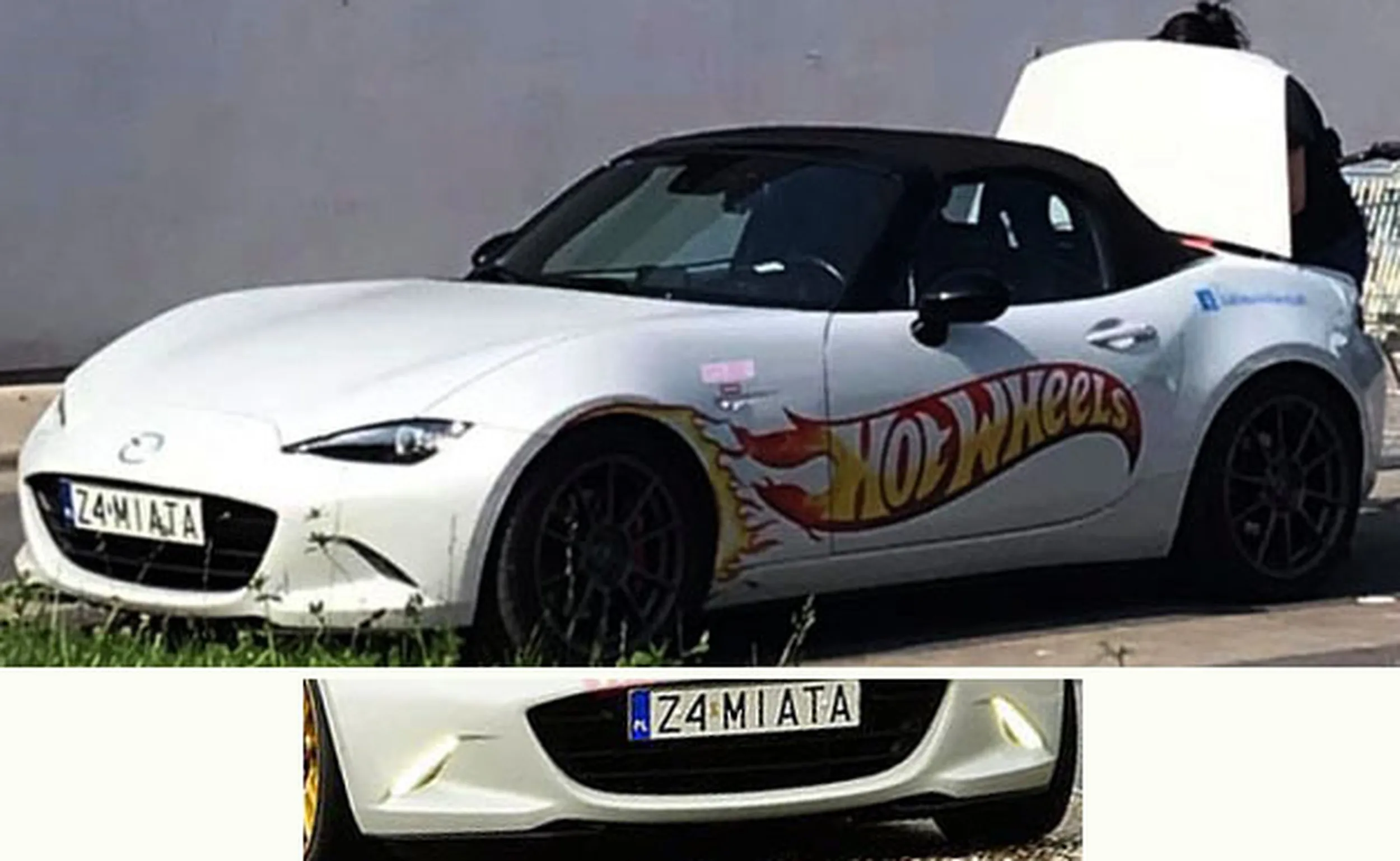 Fajny numer, blacha Z4 MIATA