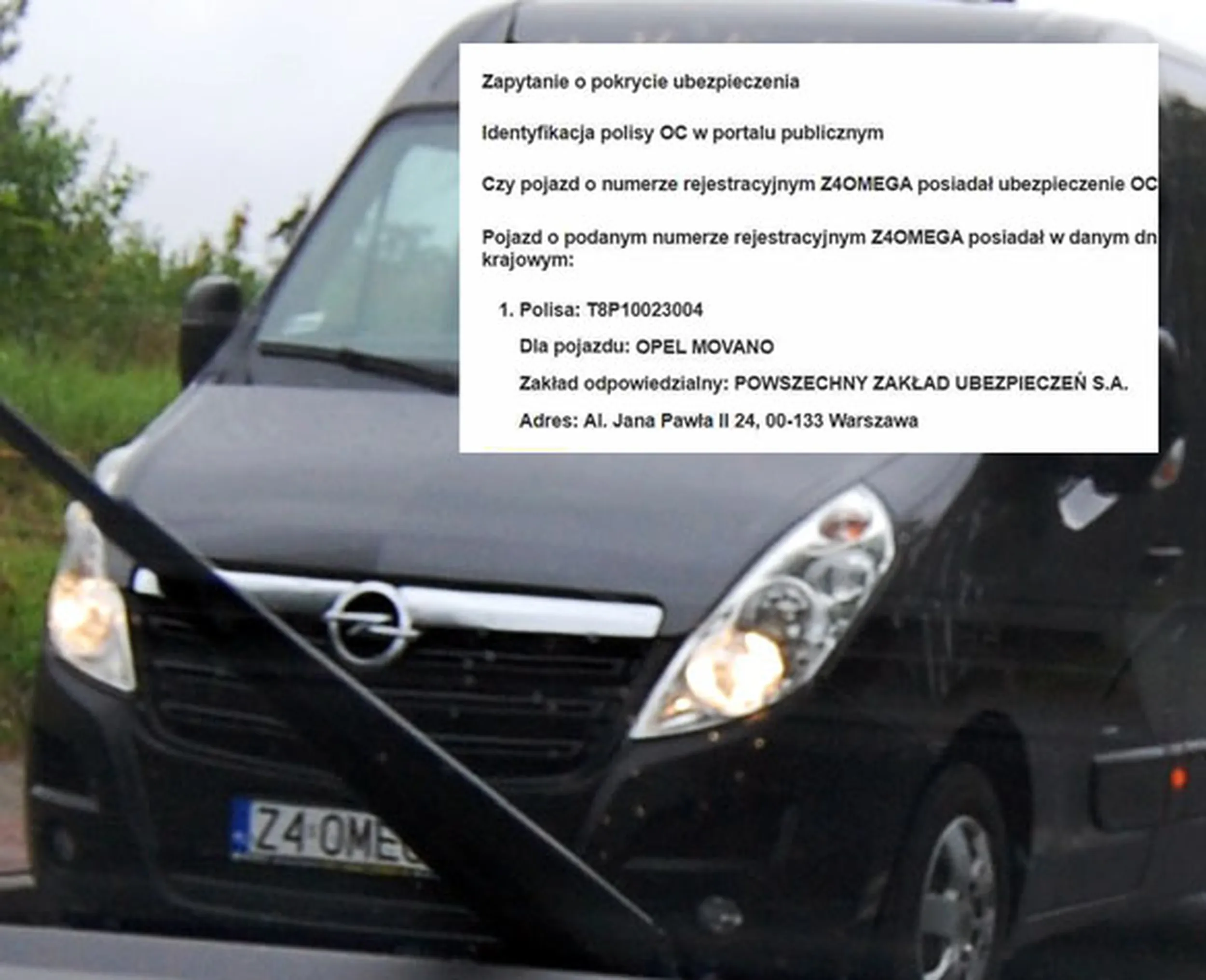 Fajny numer, blacha Z4 OMEGA