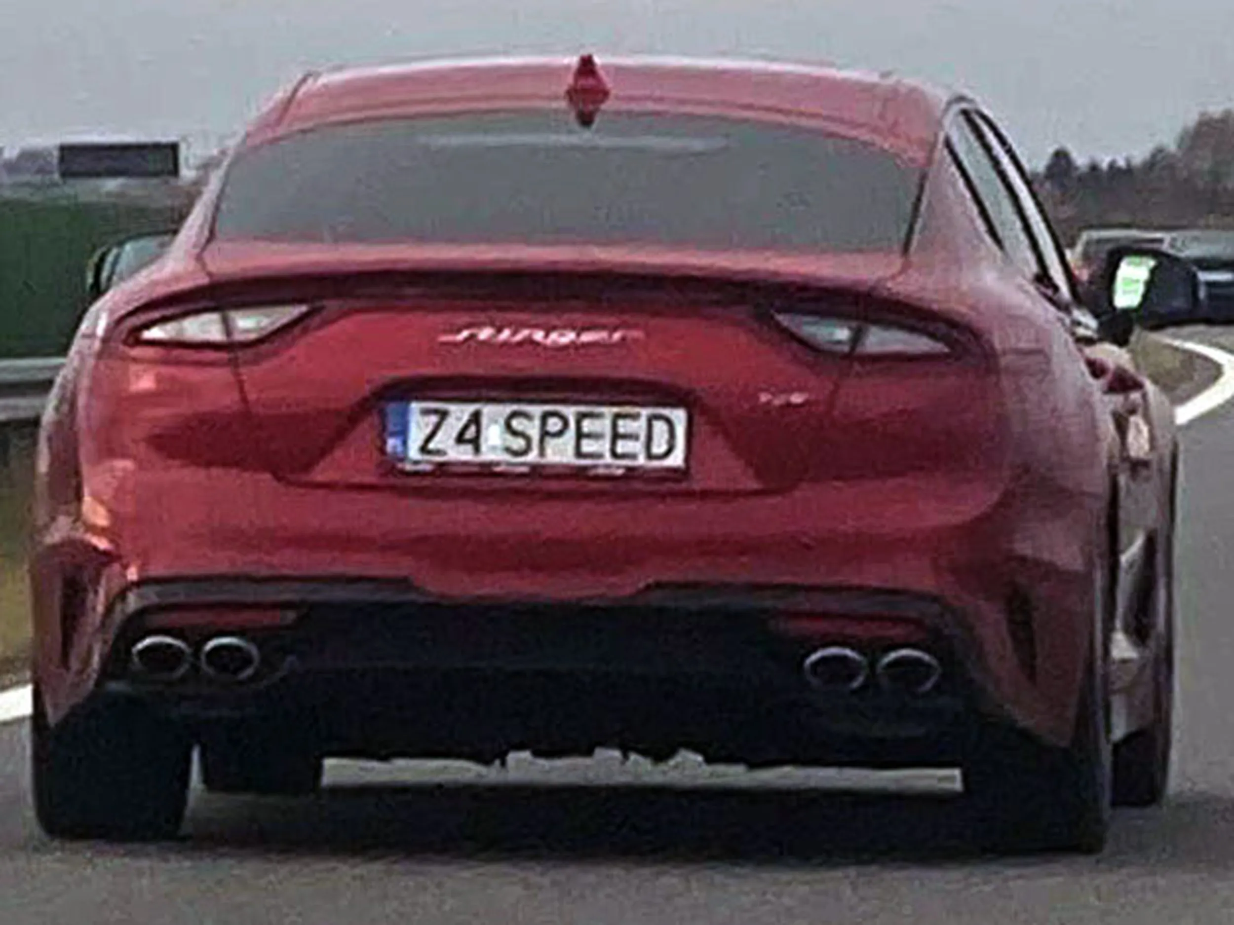Fajny numer, blacha Z4 SPEED
