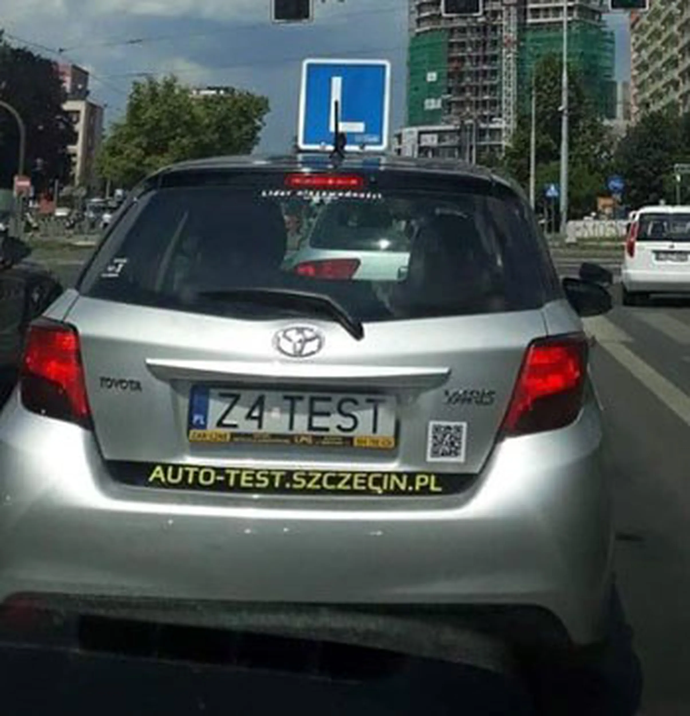 Fajny numer, blacha Z4 TEST