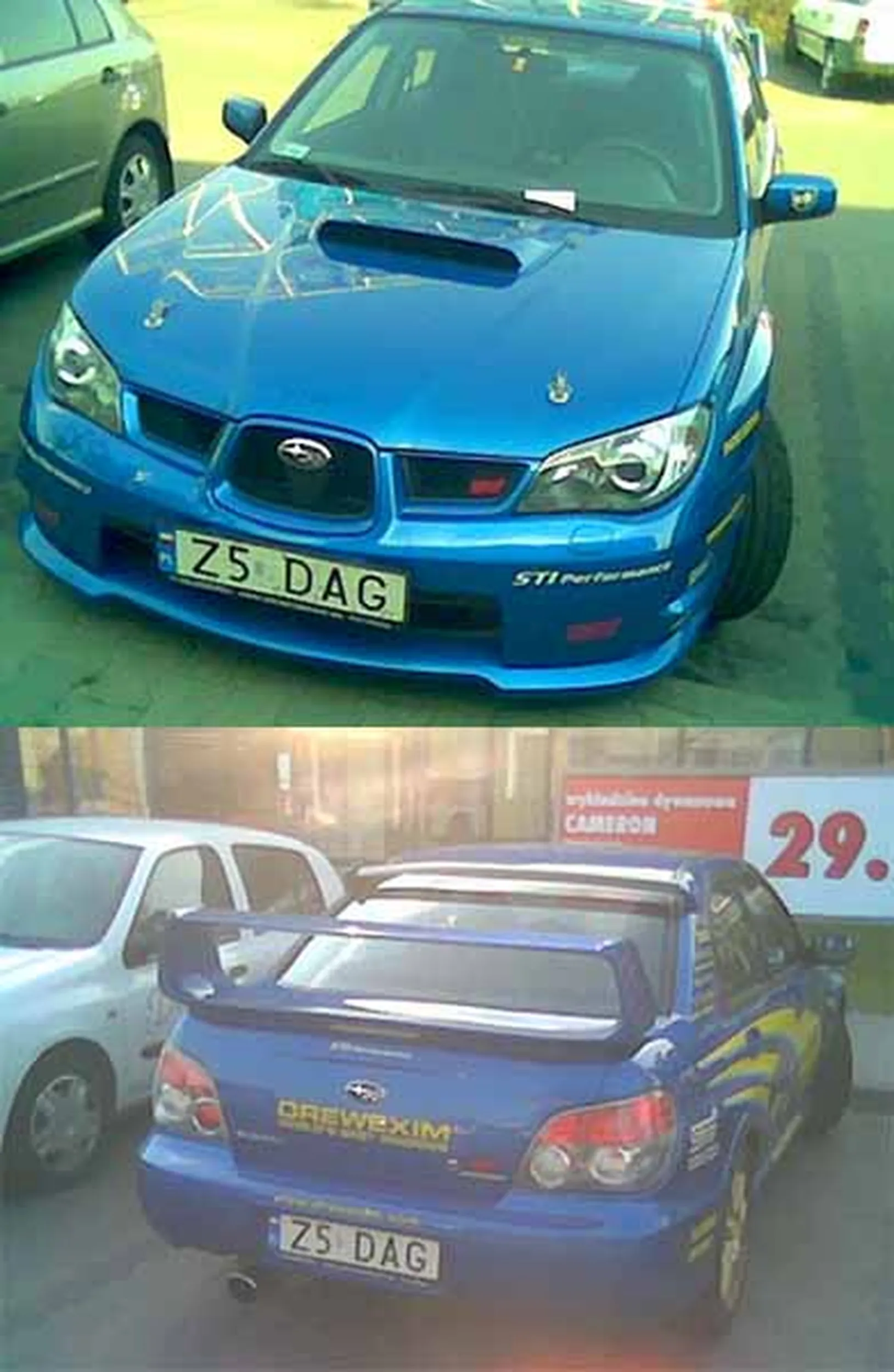 Fajny numer, blacha Z5 DAG