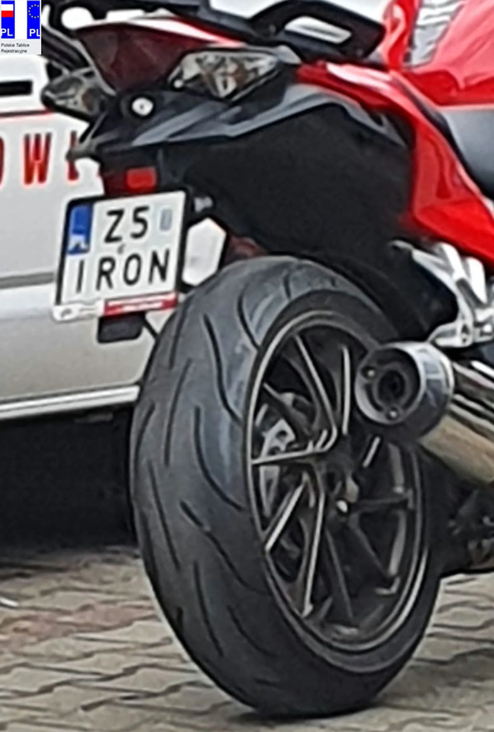 Fajny numer, blacha Z5 IRON