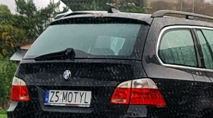 Fajny numer, blacha Z5 MOTYL
