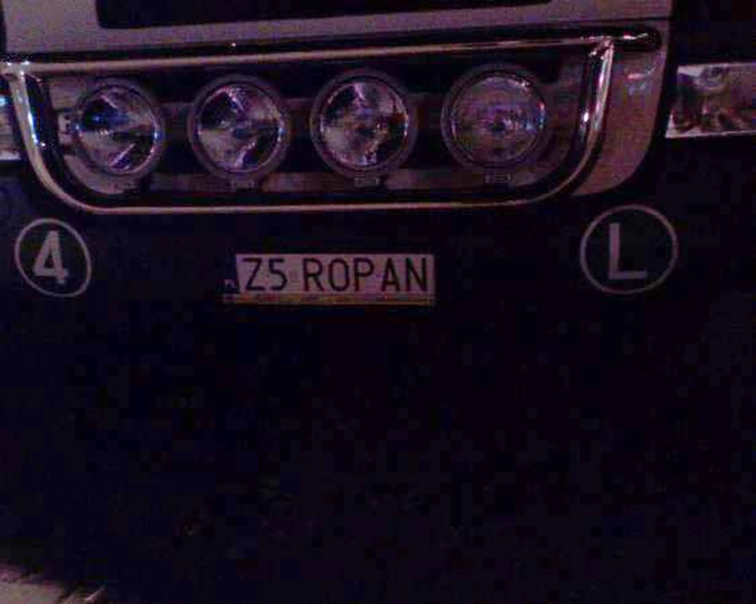 Fajny numer, blacha Z5 ROPAN