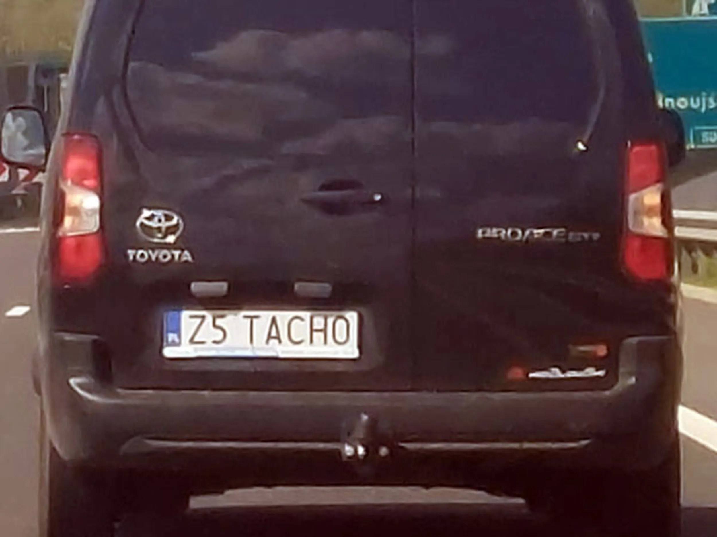 Fajny numer, blacha Z5 TACHO