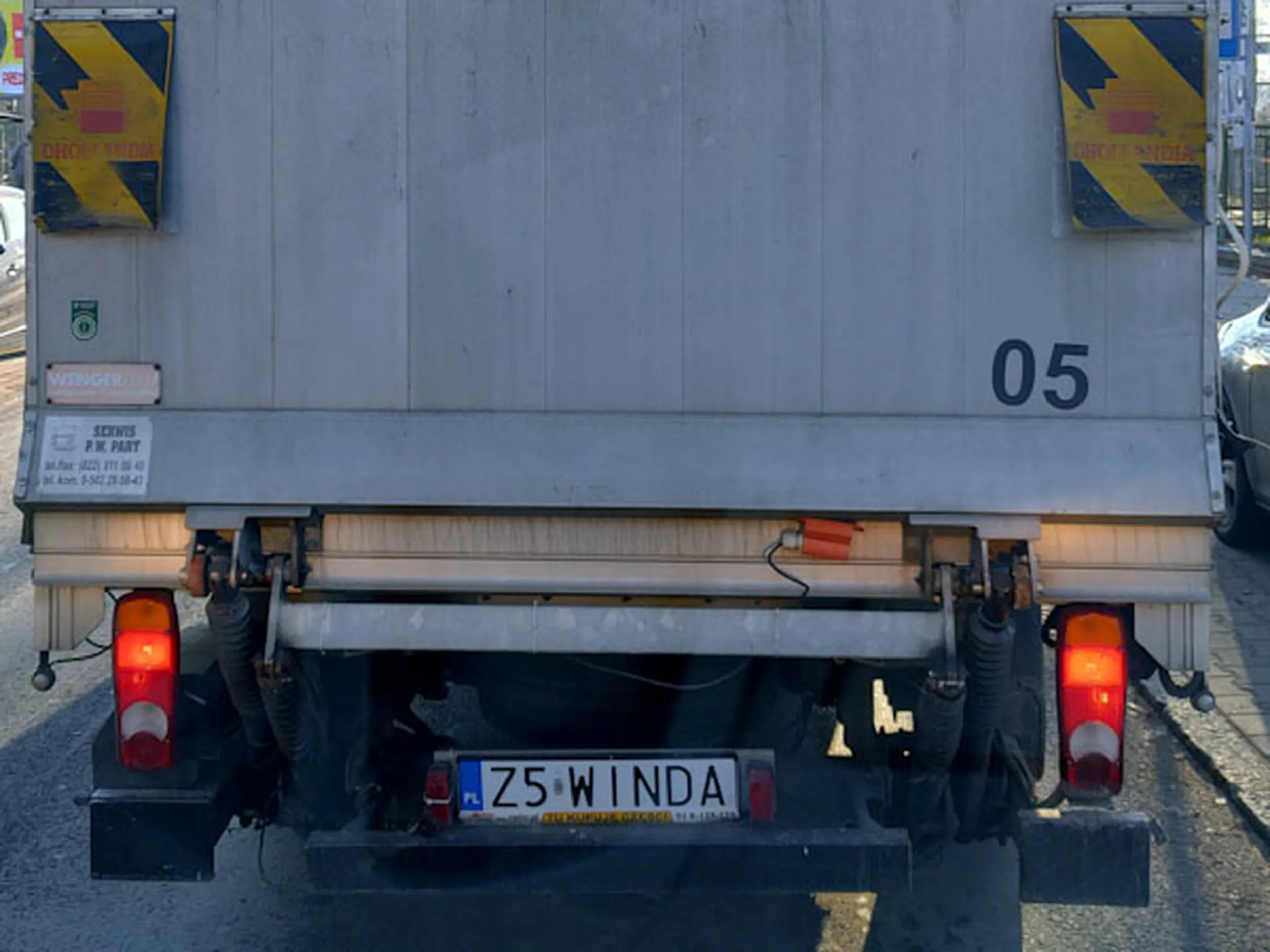 Fajny numer, blacha Z5 WINDA