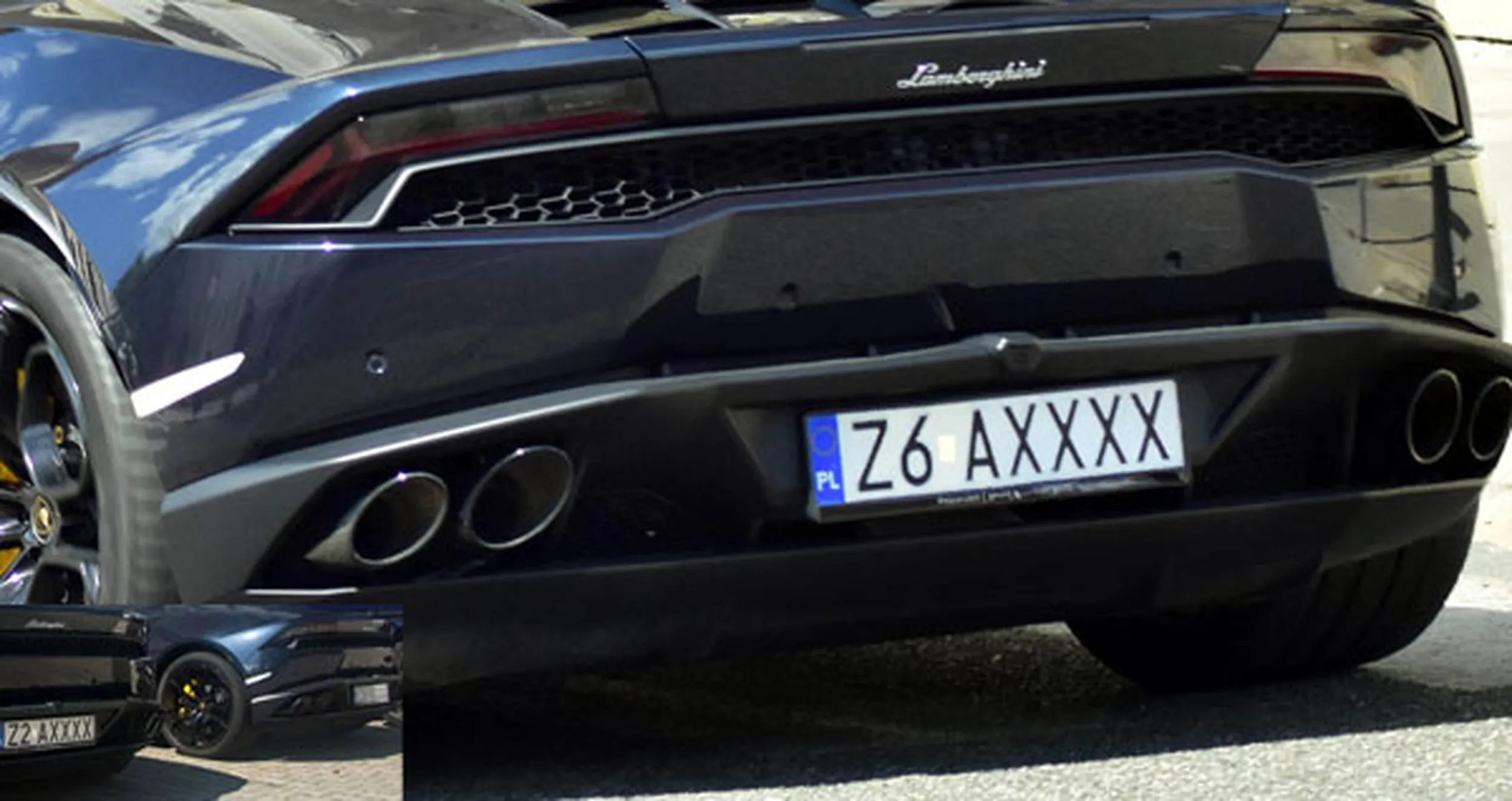 Fajny numer, blacha Z6 AXXXX