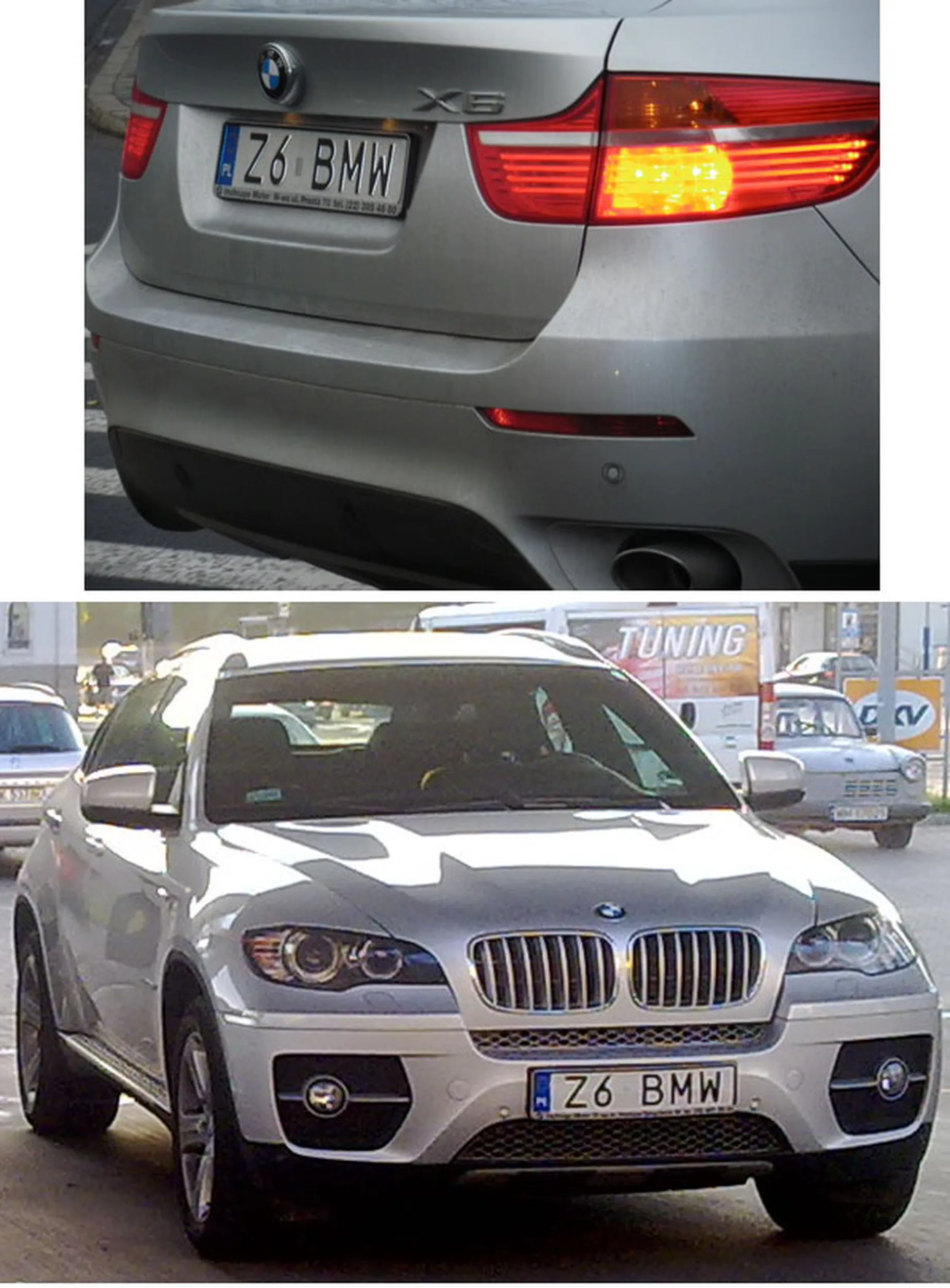 Fajny numer, blacha Z6 BMW