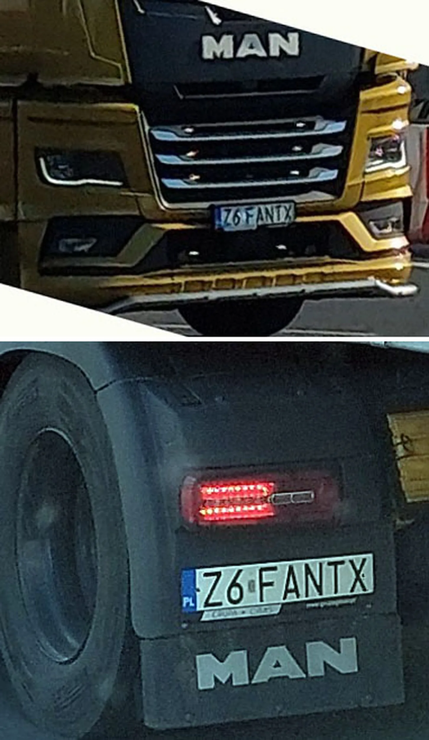 Fajny numer, blacha Z6 FANTX