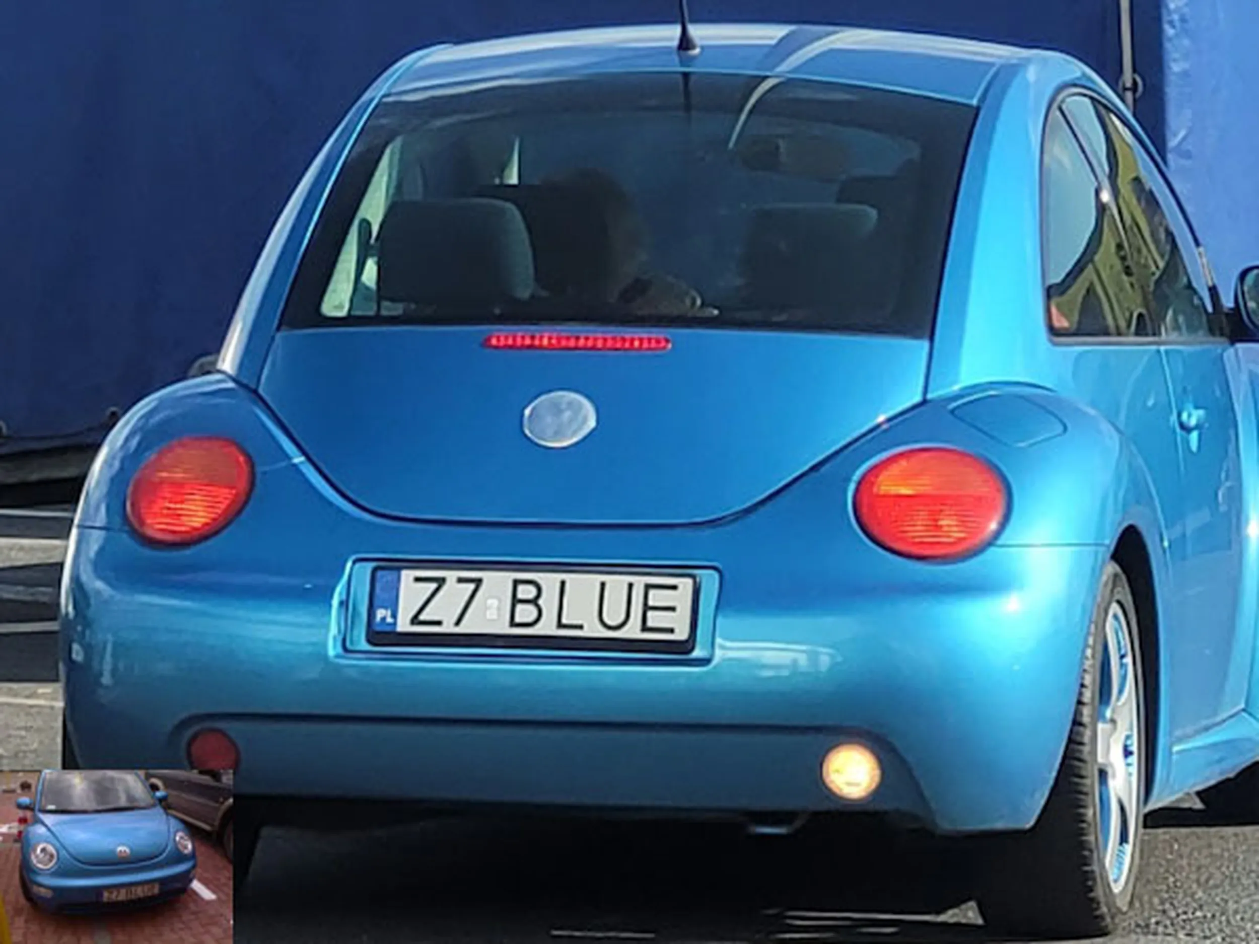 Fajny numer, blacha Z7 BLUE