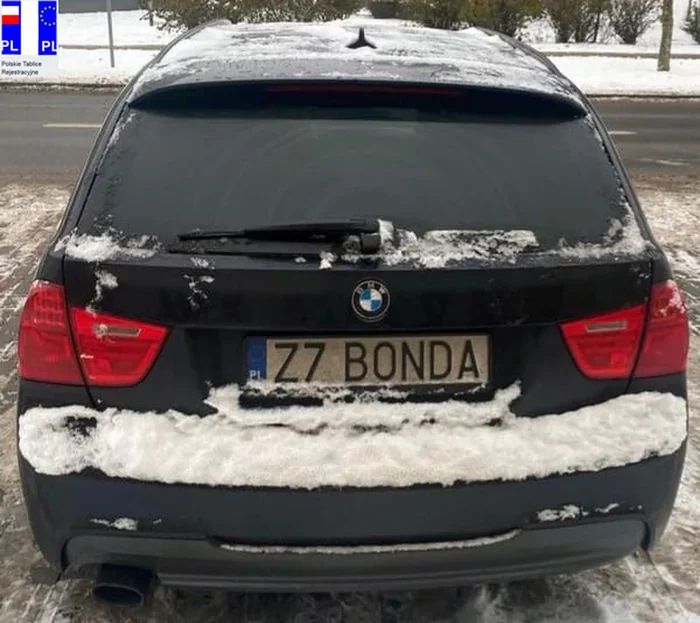 Fajny numer, blacha Z7 BONDA