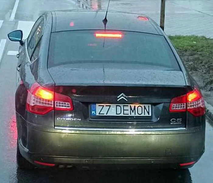 Fajny numer, blacha Z7 DEMON