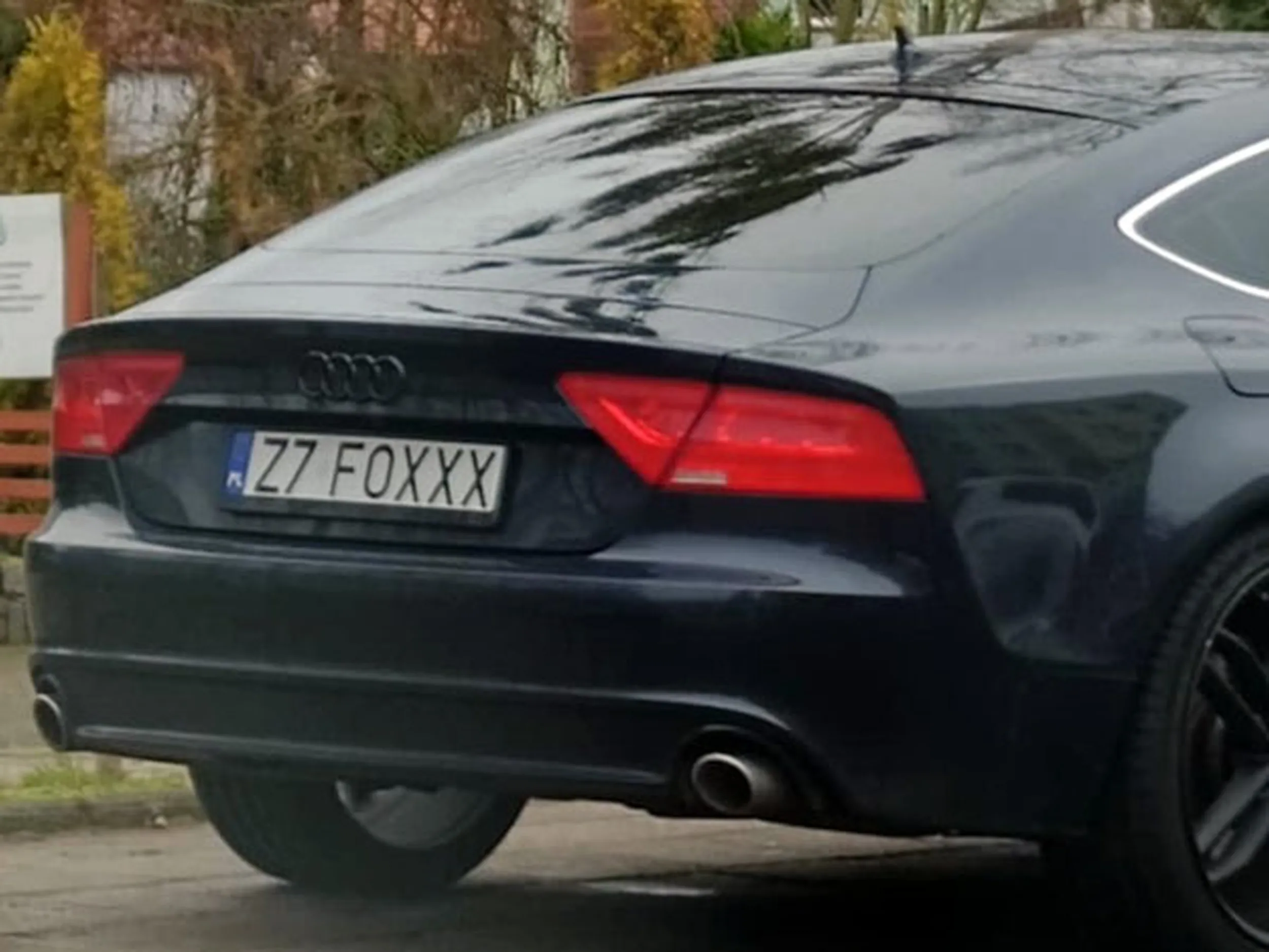 Fajny numer, blacha Z7 FOXXX