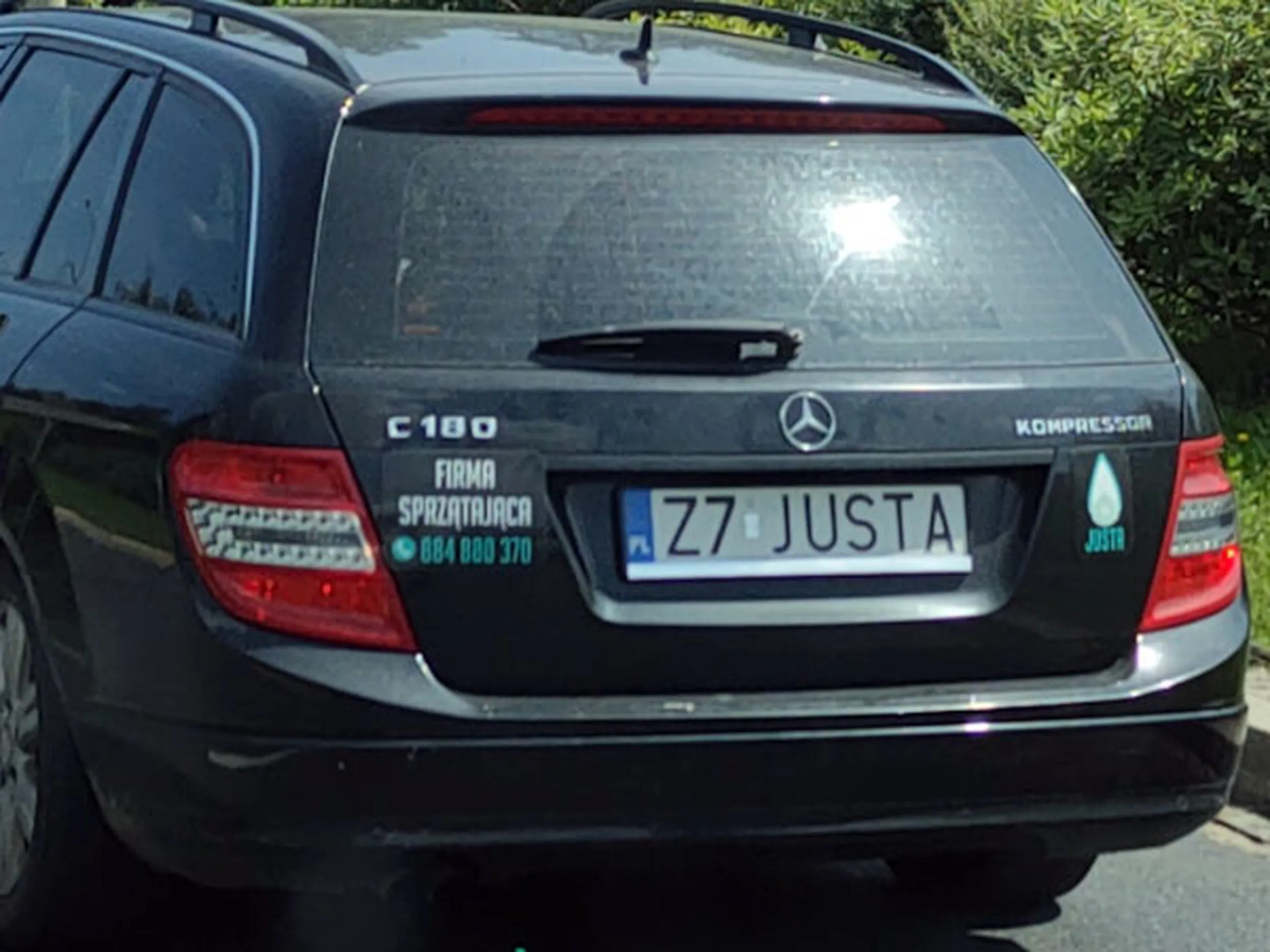 Fajny numer, blacha Z7 JUSTA