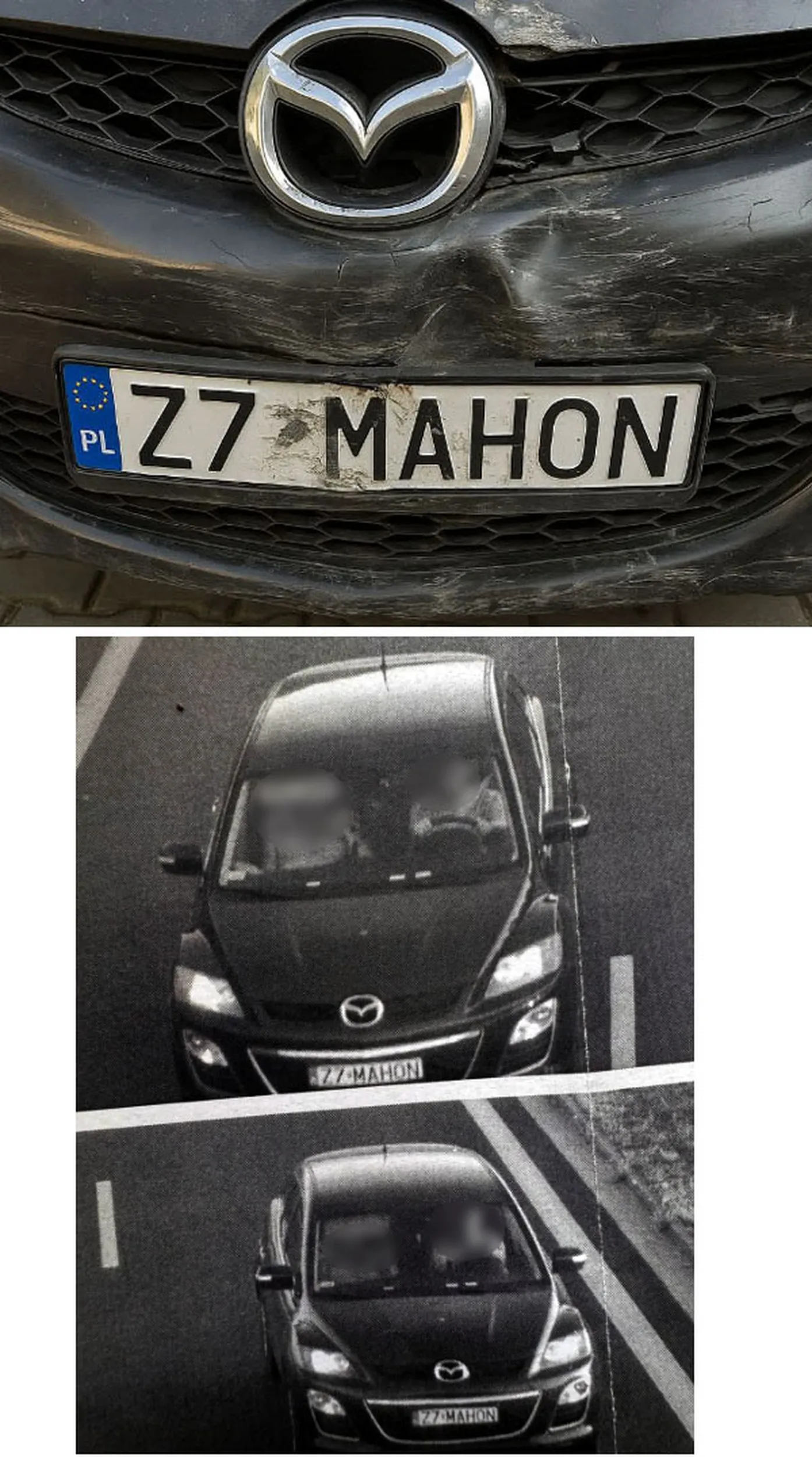 Fajny numer, blacha Z7 MAHON