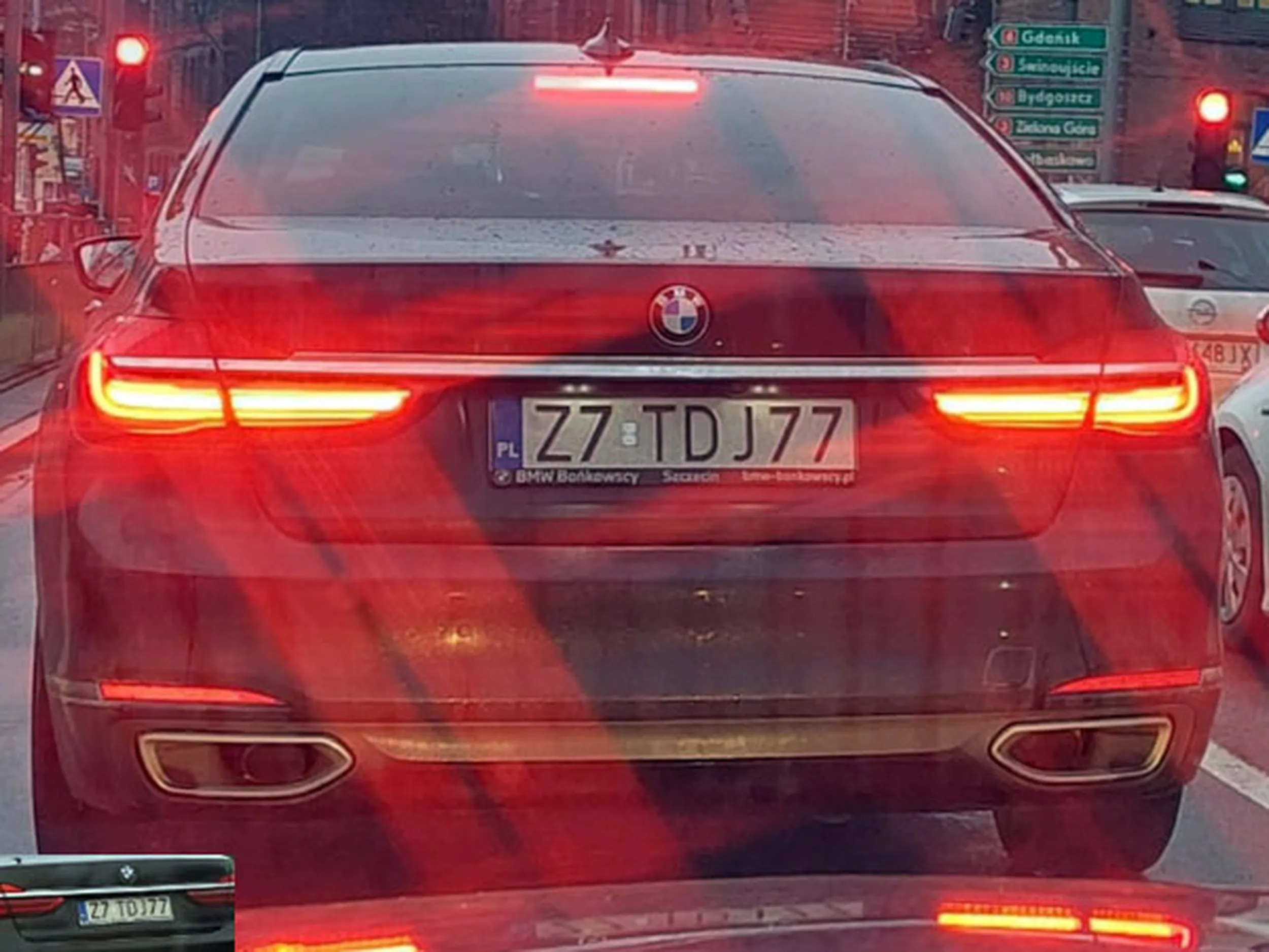 Fajny numer, blacha Z7 TDJ77