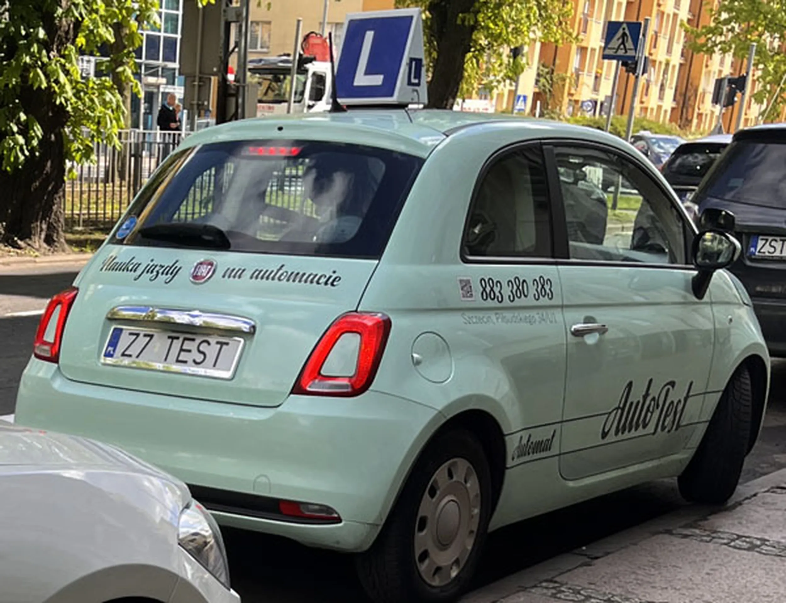 Fajny numer, blacha Z7 TEST