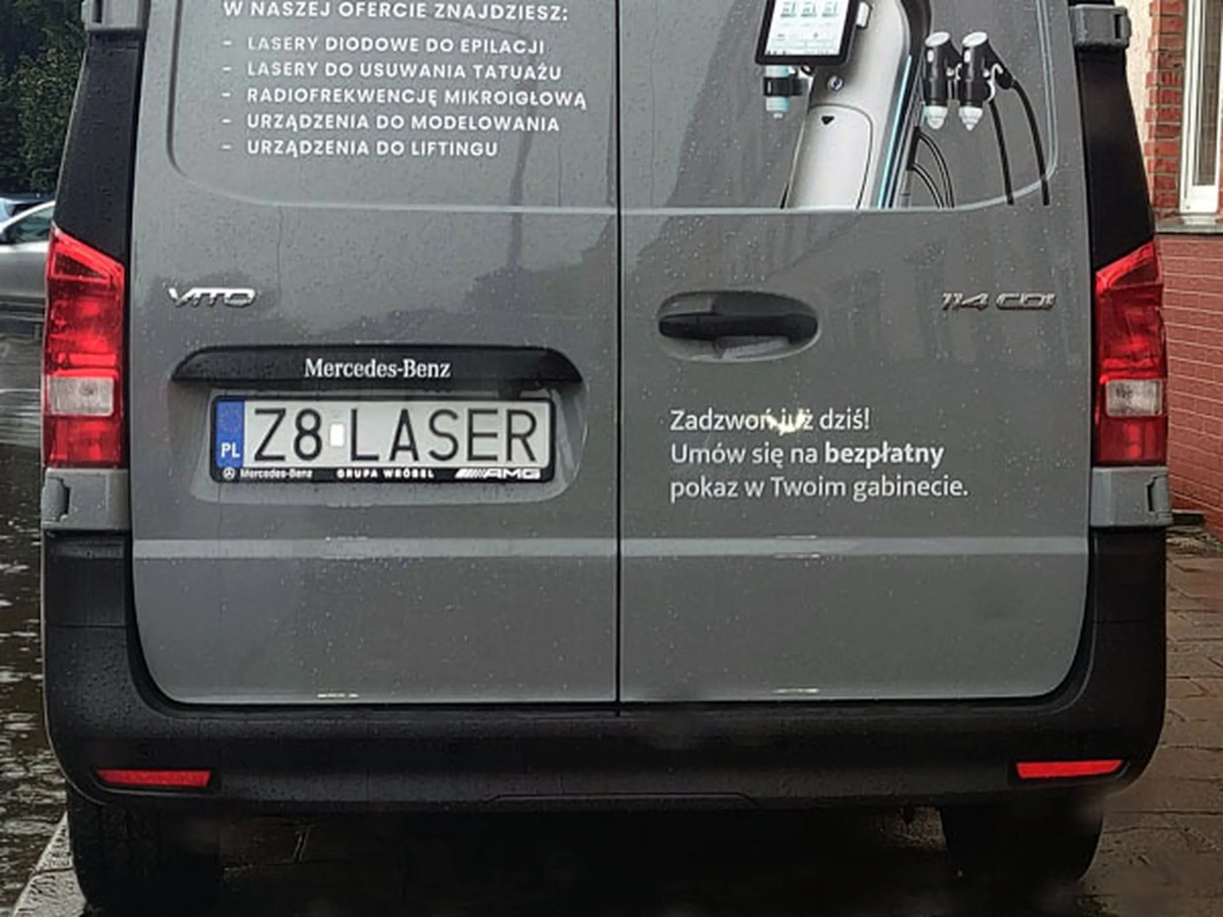 Fajny numer, blacha Z8 LASER