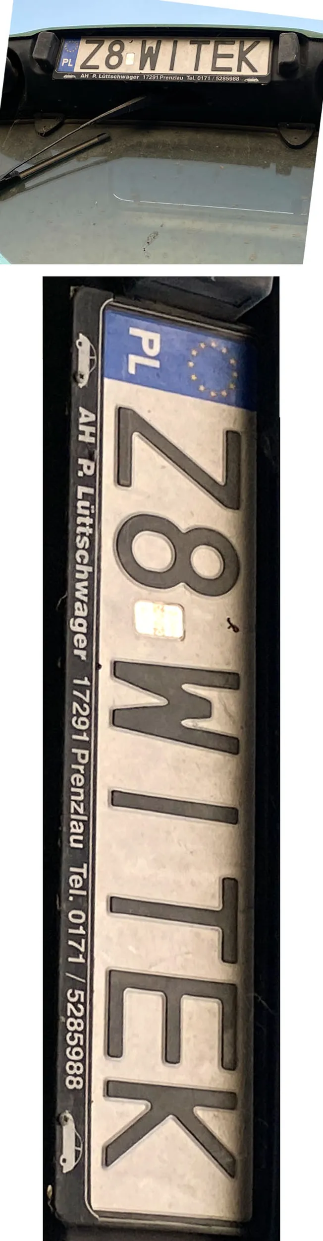 Fajny numer, blacha Z8 WITEK