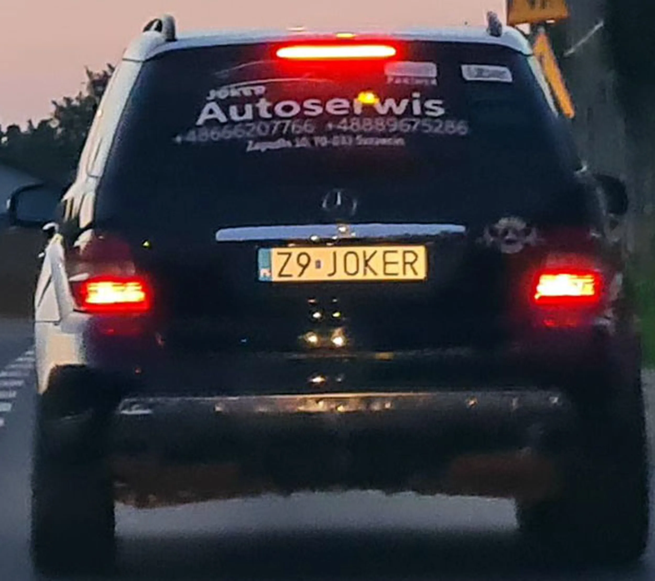 Fajny numer, blacha Z9 JOKER