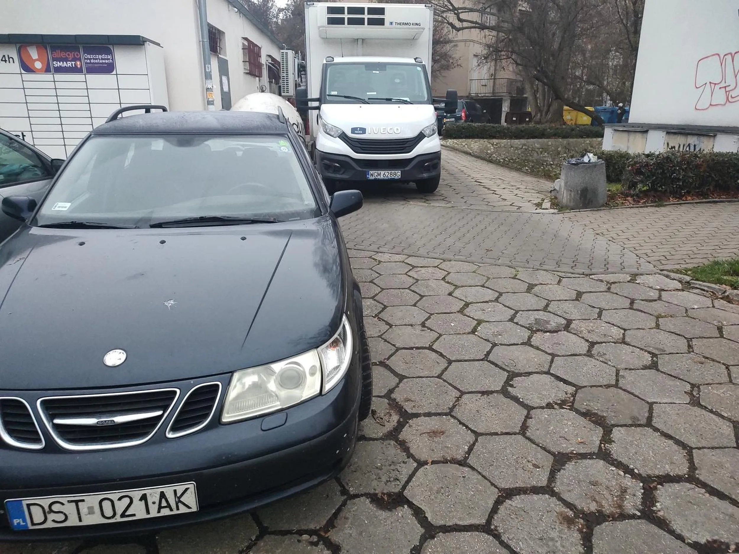 Blokowanie wyjazdu utrudnianie pracy dostawcom