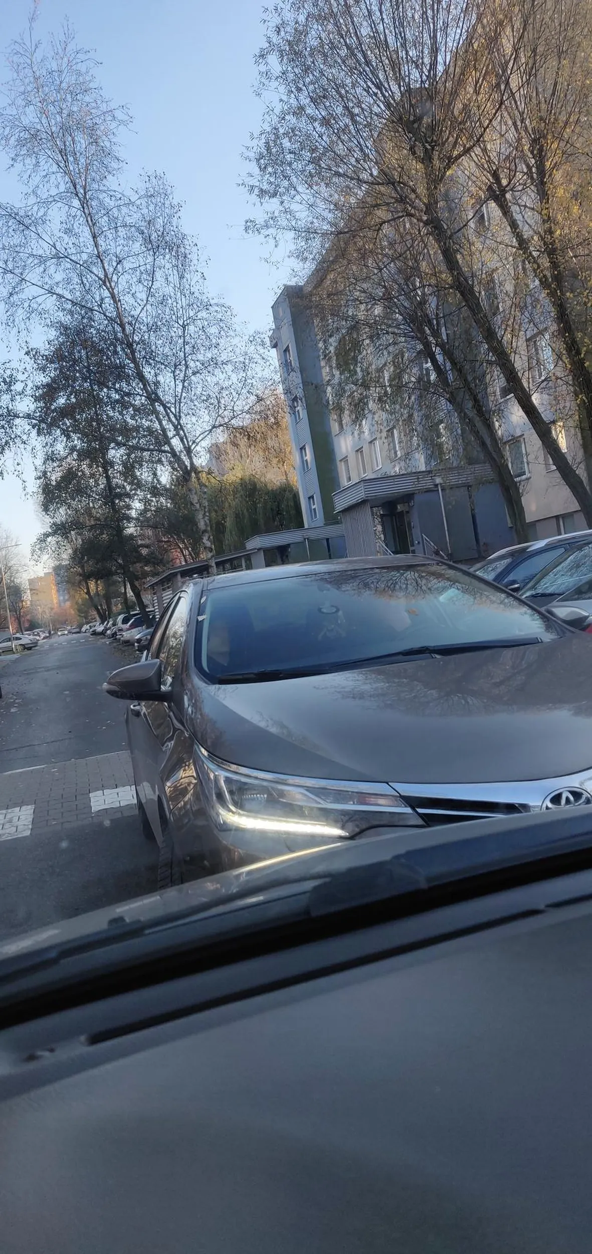 Facet ma w dupie przepisy, wycofuje z miejsca parkingowego mimo że inne pojazdy  chcą przejechać, zamiast ustąpić wjechać na miejsce to na sile się pcha i jeszcze robi problemy, że on musi teraz wyjeżdżać.